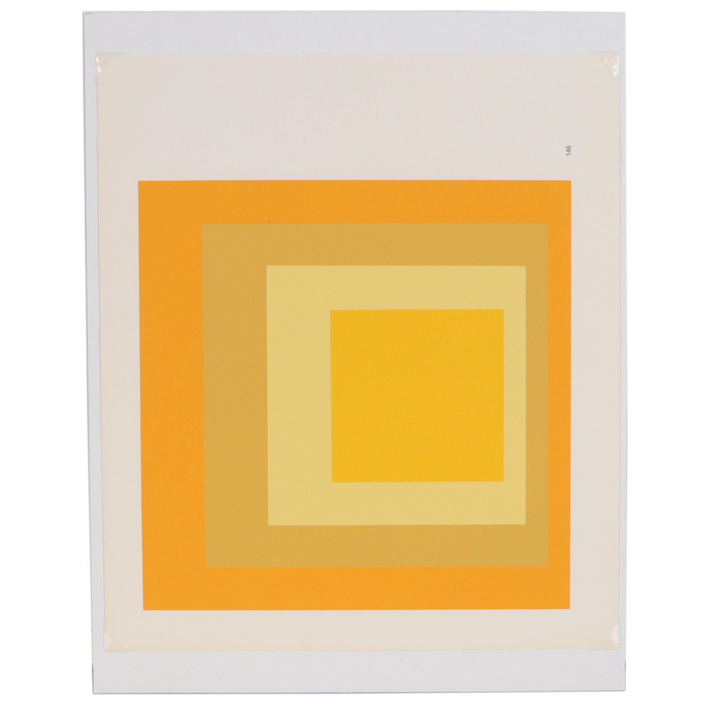 Serigraph after Josef Albers from "Homage to the Square" Series, 1968