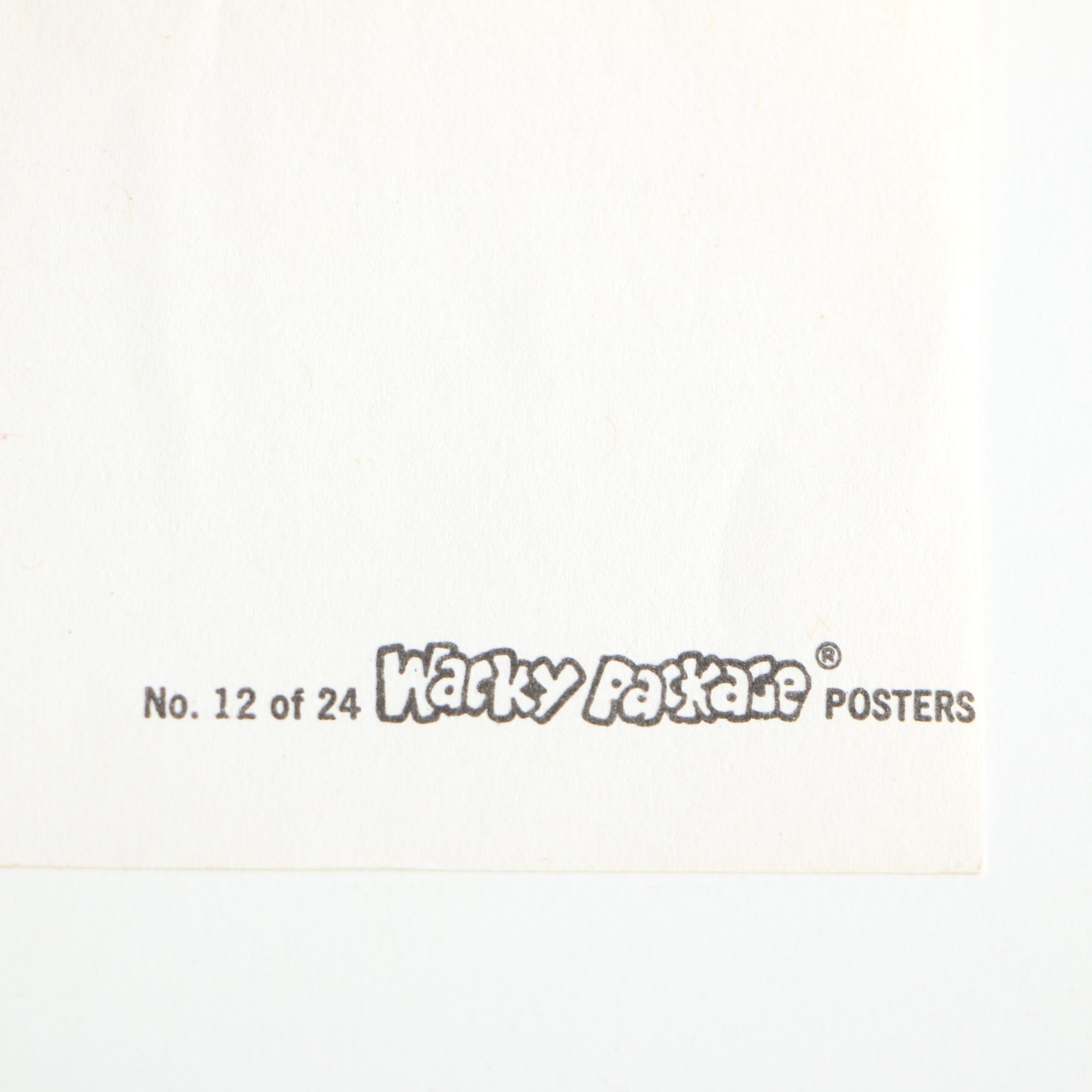 Wacky Package Satirical Advertising Posters