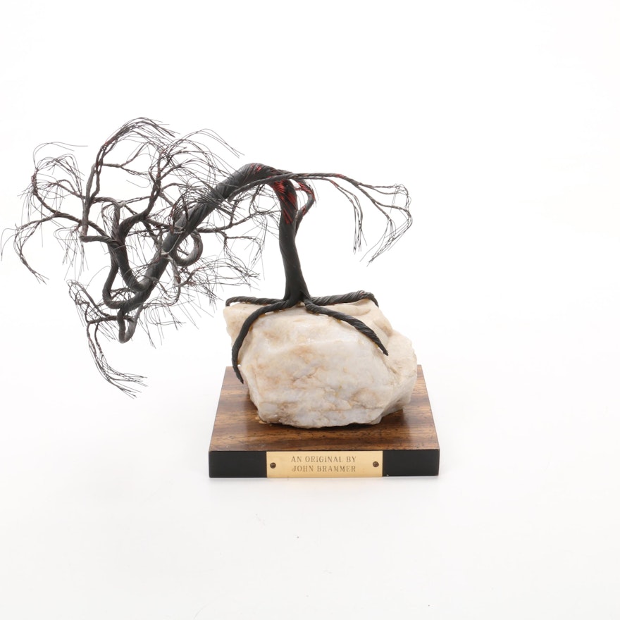John Brammer Sculptural Wire Tree