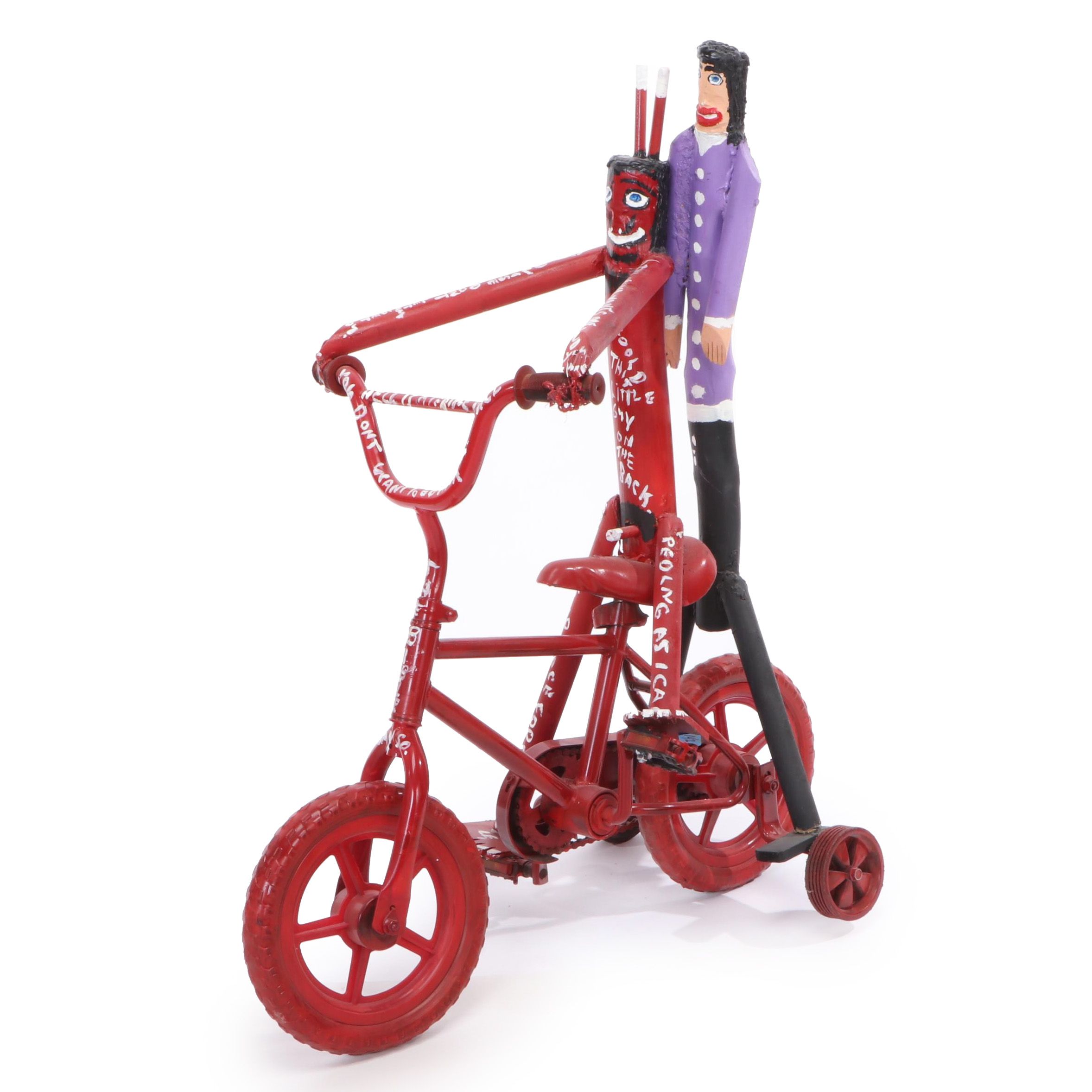 Ronald Cooper Folk Art Sculpture "Hell Bike," 2008