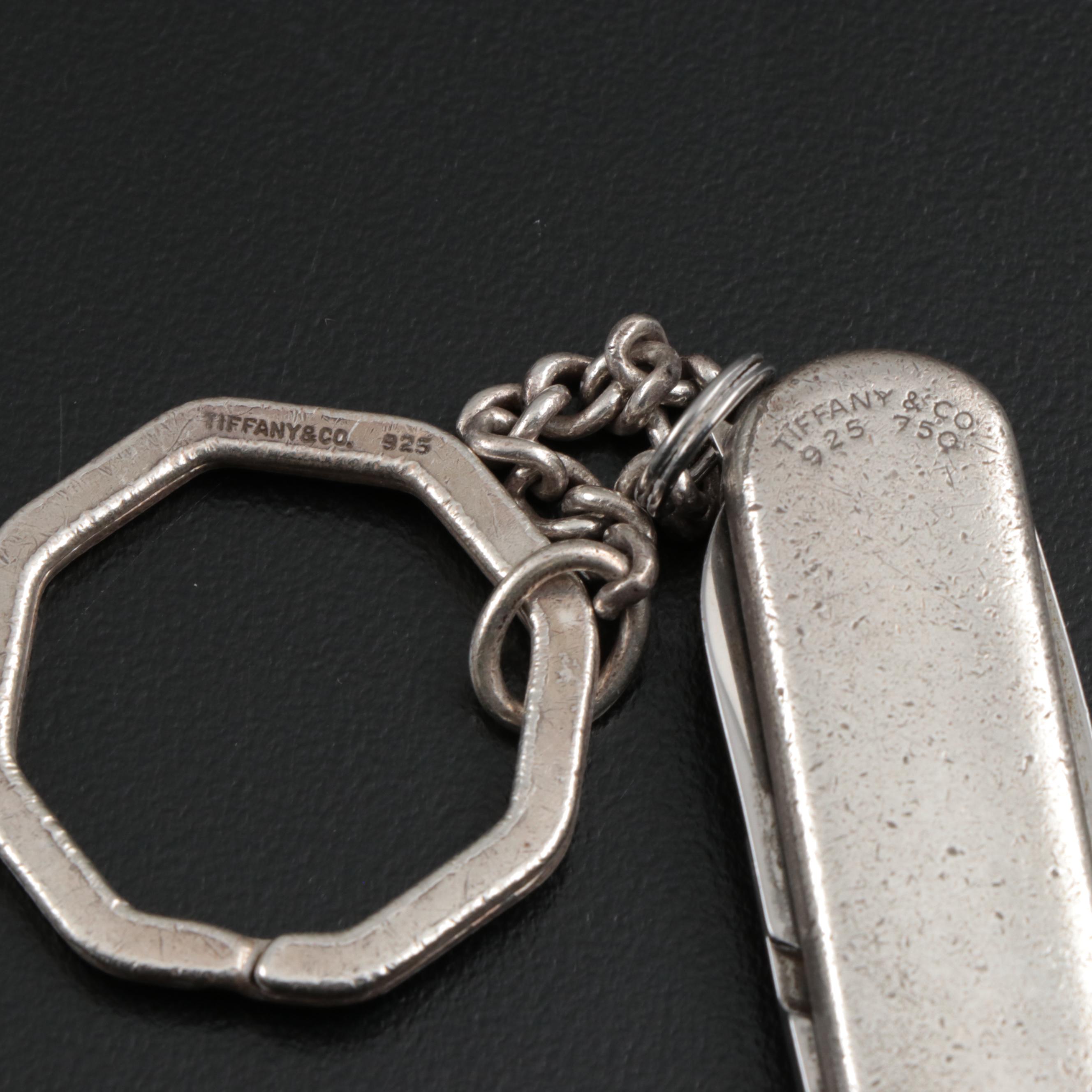 Tiffany & Co. Sterling Silver Swiss Army Knife Key Chain