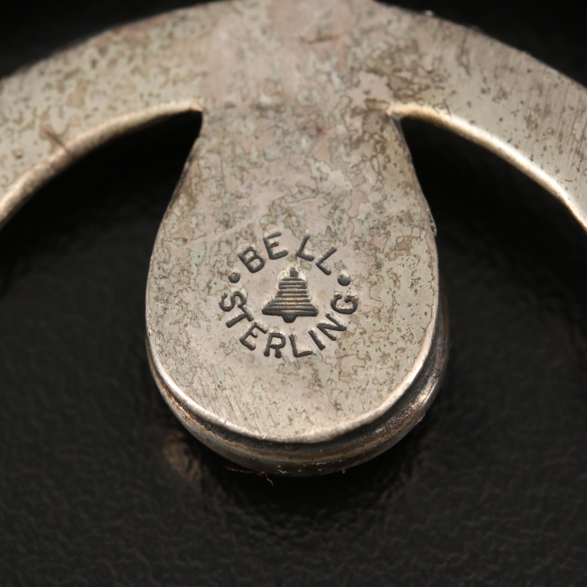 Bell Trading Post Sterling Turquoise Squash Blossom Necklace