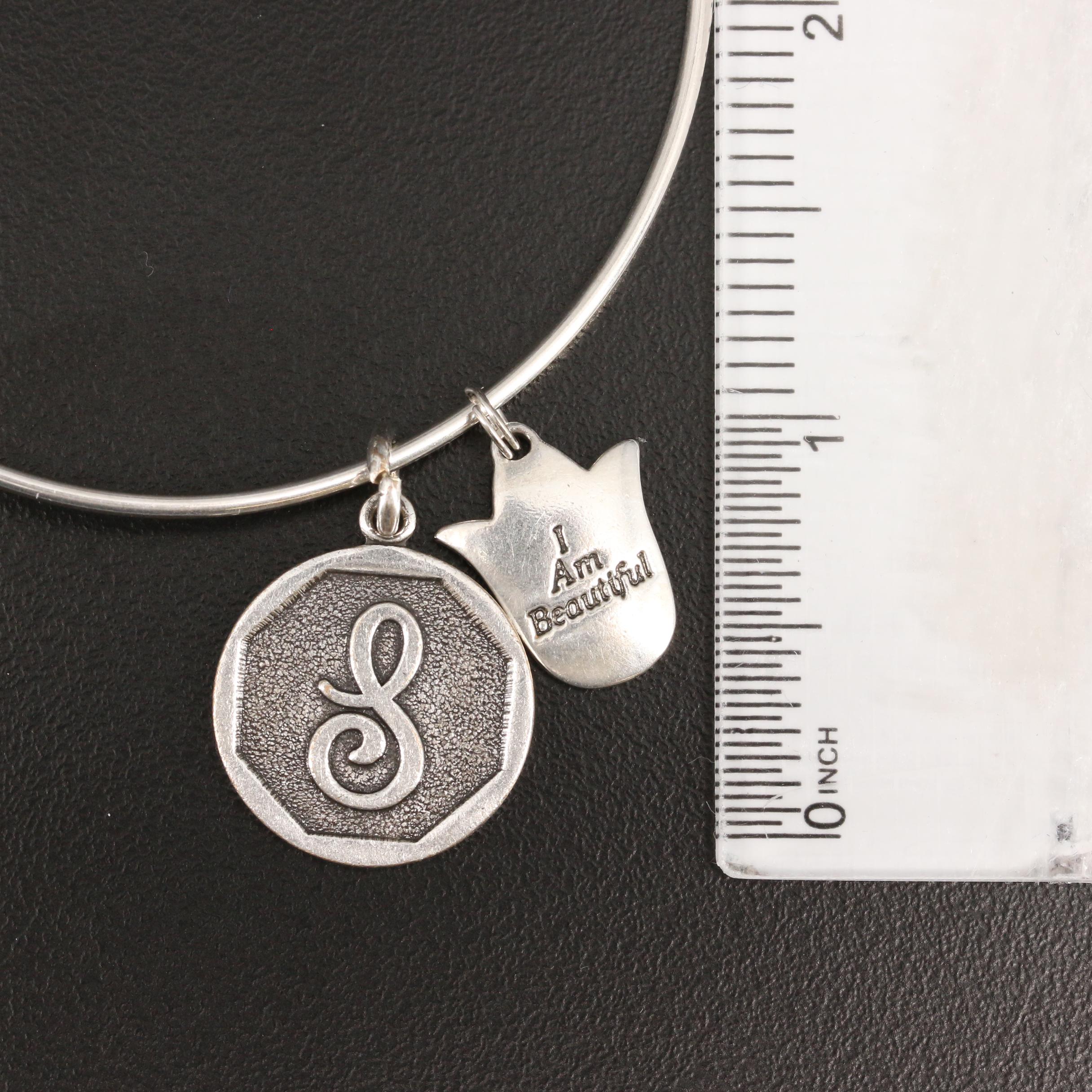 Alex and Ani Bracelets Including One Sterling Charm