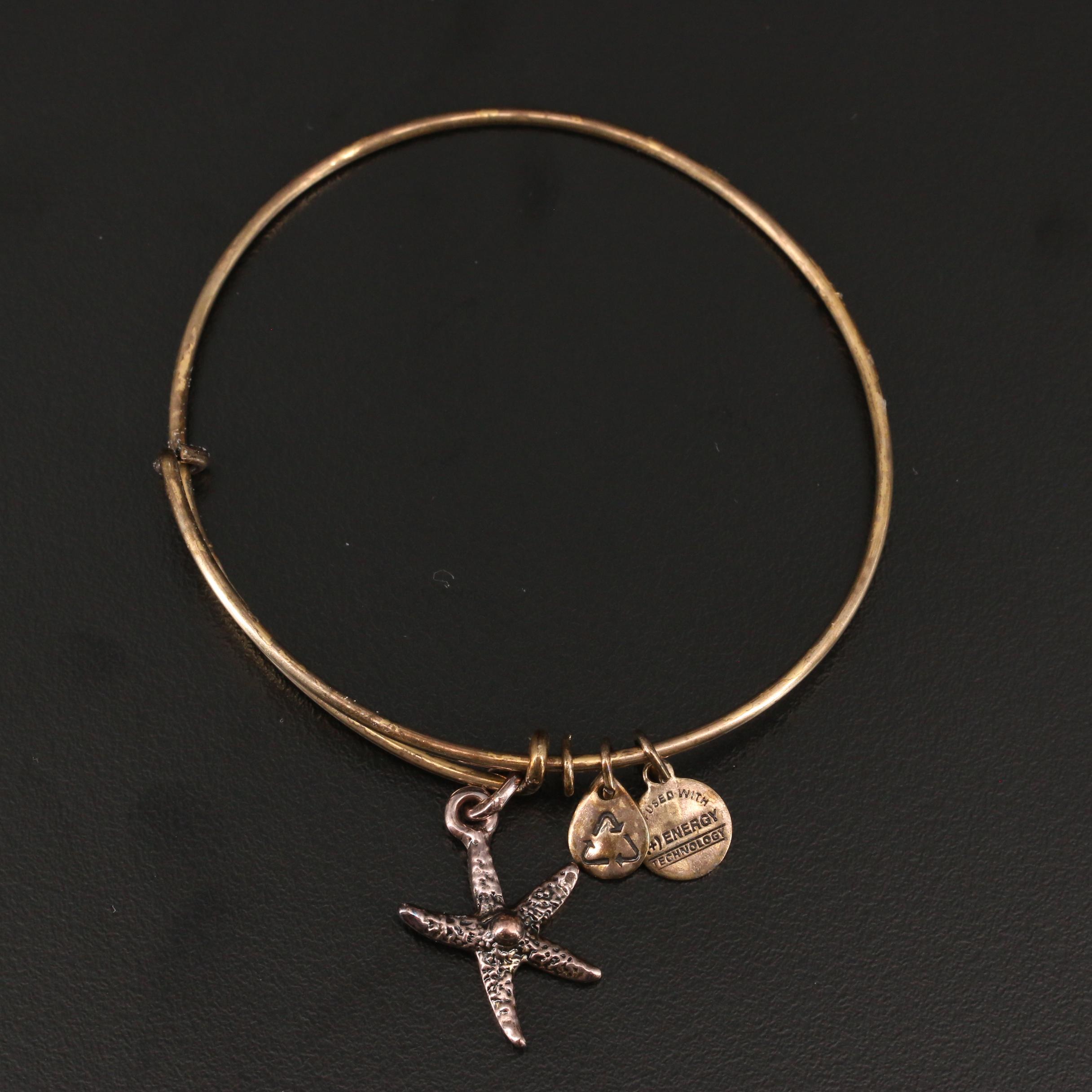 Alex and Ani Bracelets Including One Sterling Charm