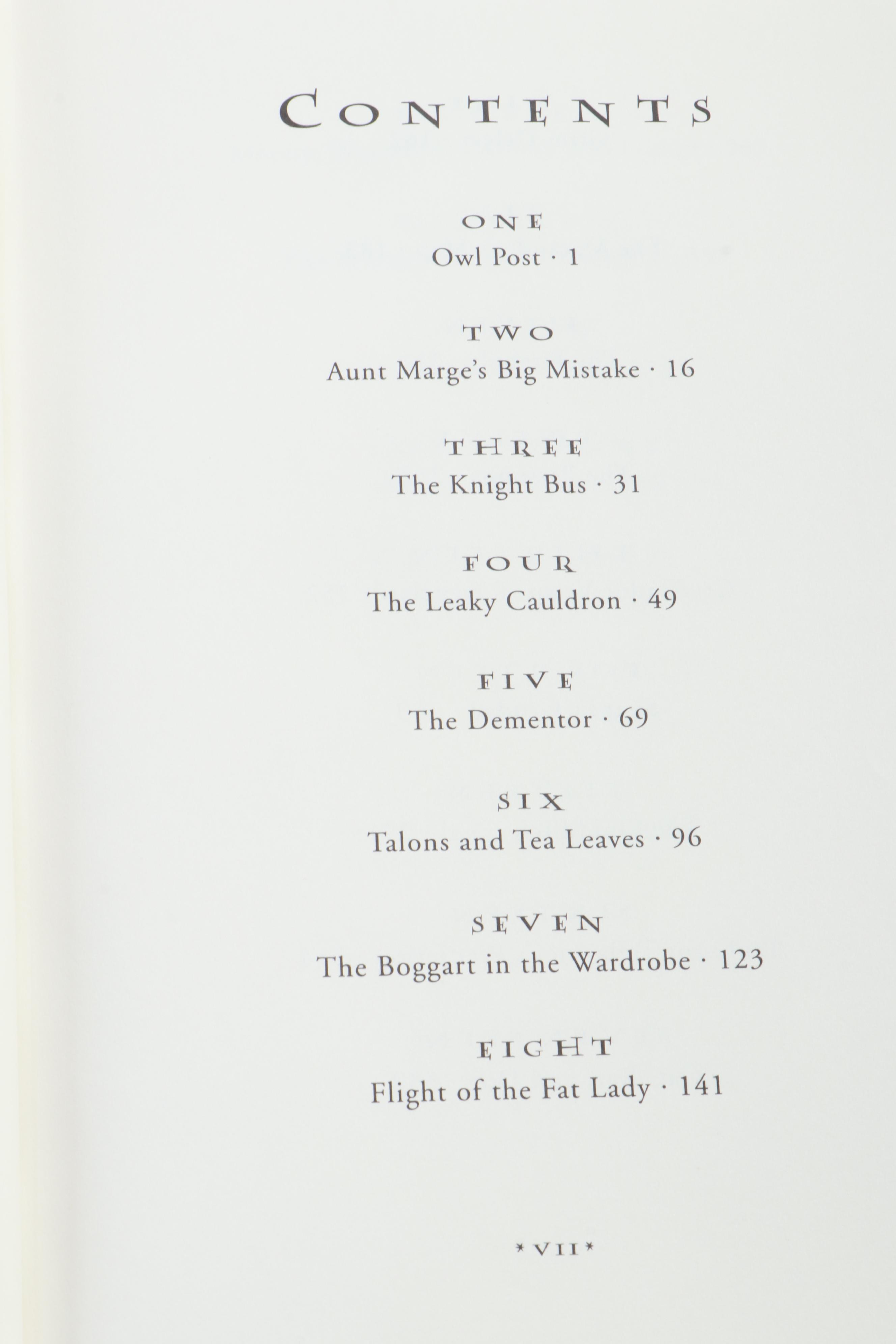 First American Edition "Harry Potter" Partial Series with Dust Jackets