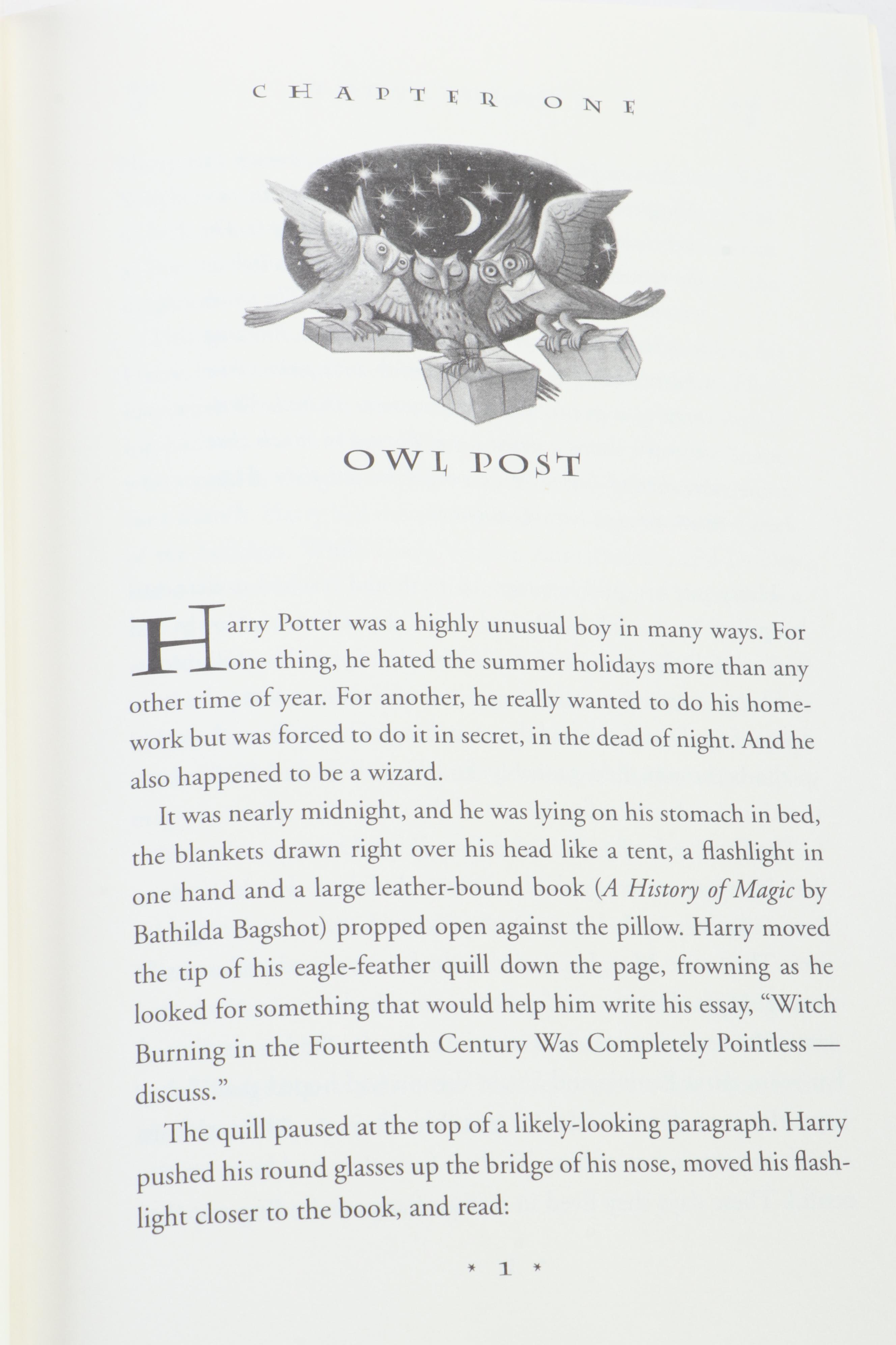 First American Edition "Harry Potter" Partial Series with Dust Jackets