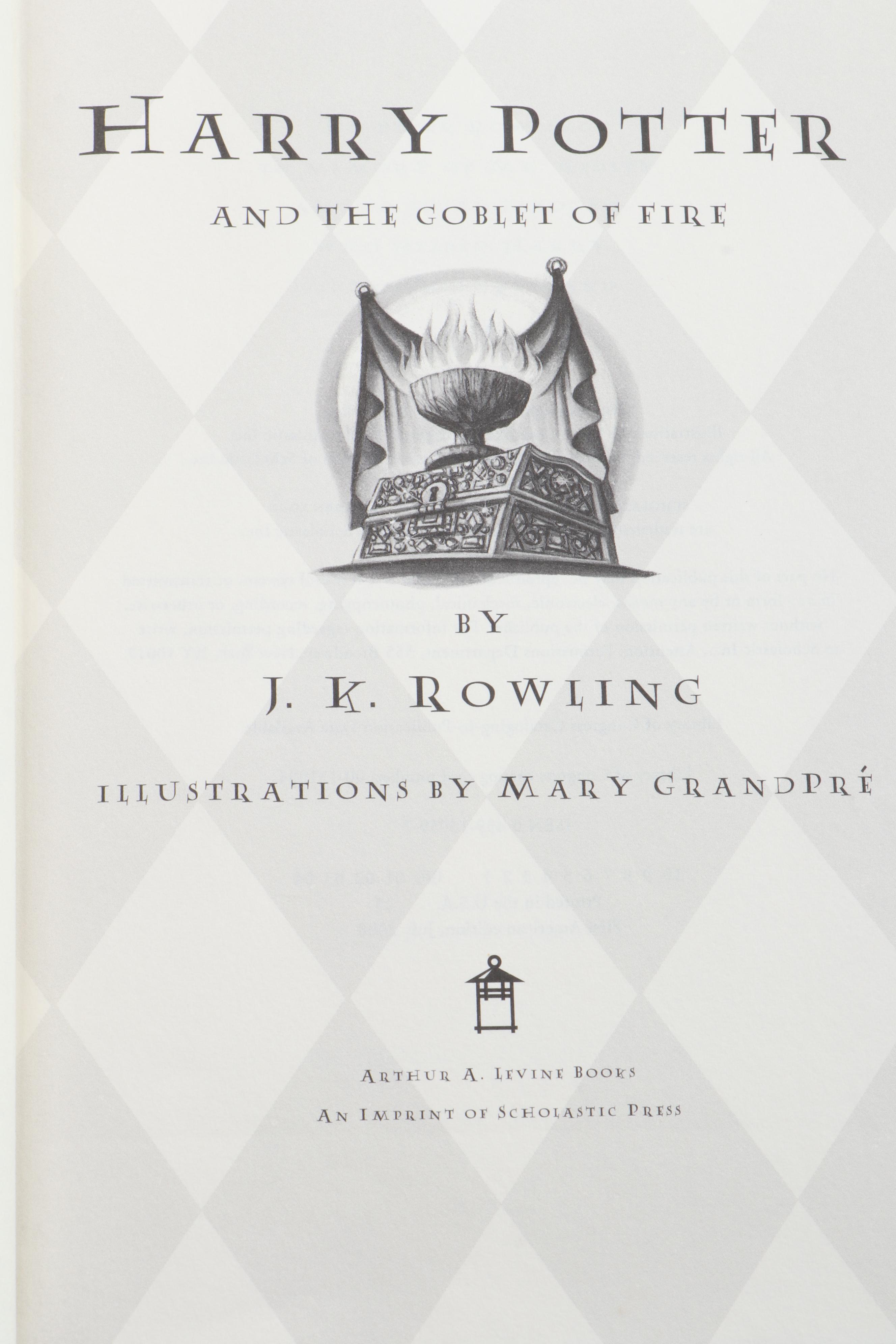 First American Edition "Harry Potter" Partial Series with Dust Jackets