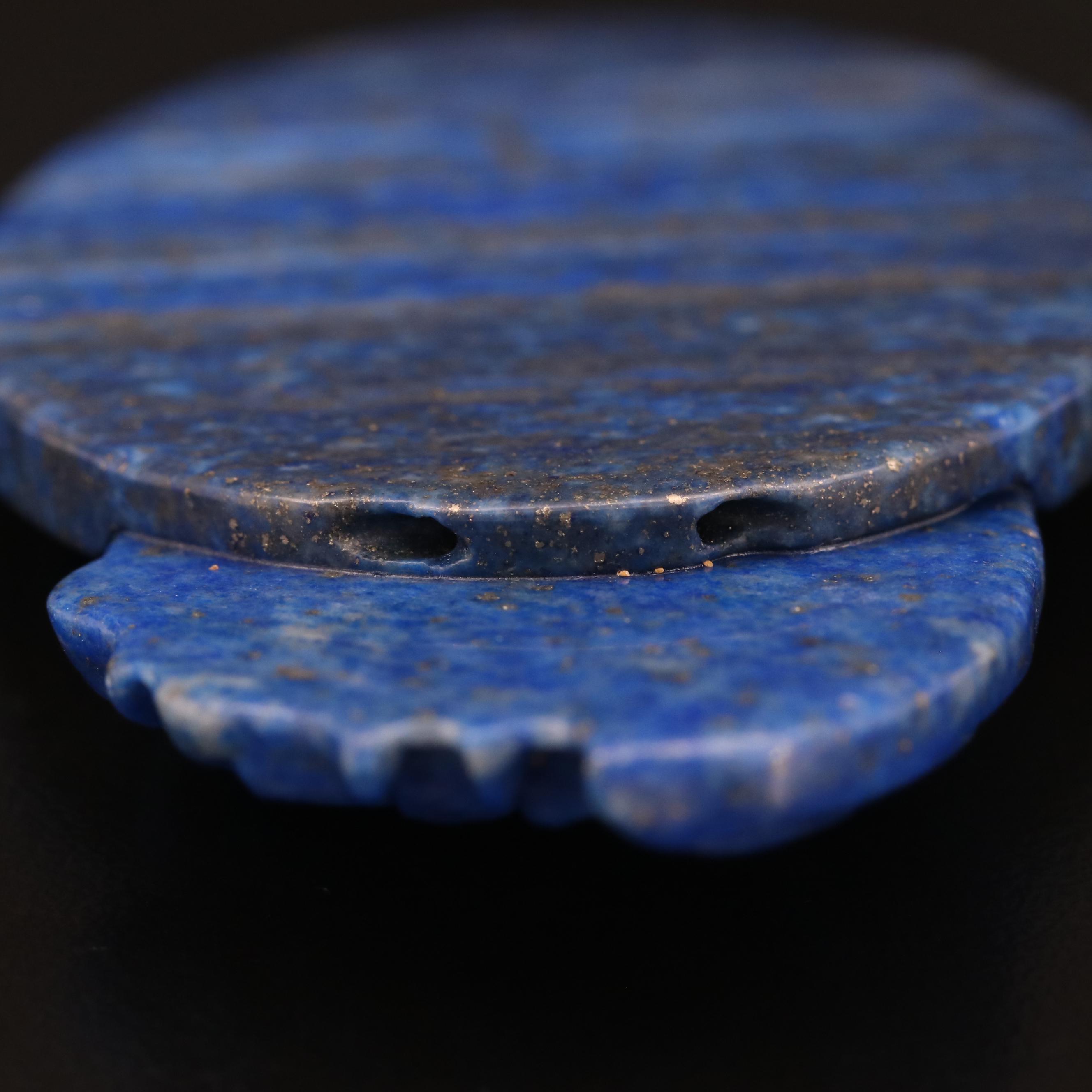 Loose Lapis Lazuli with Horse Carving