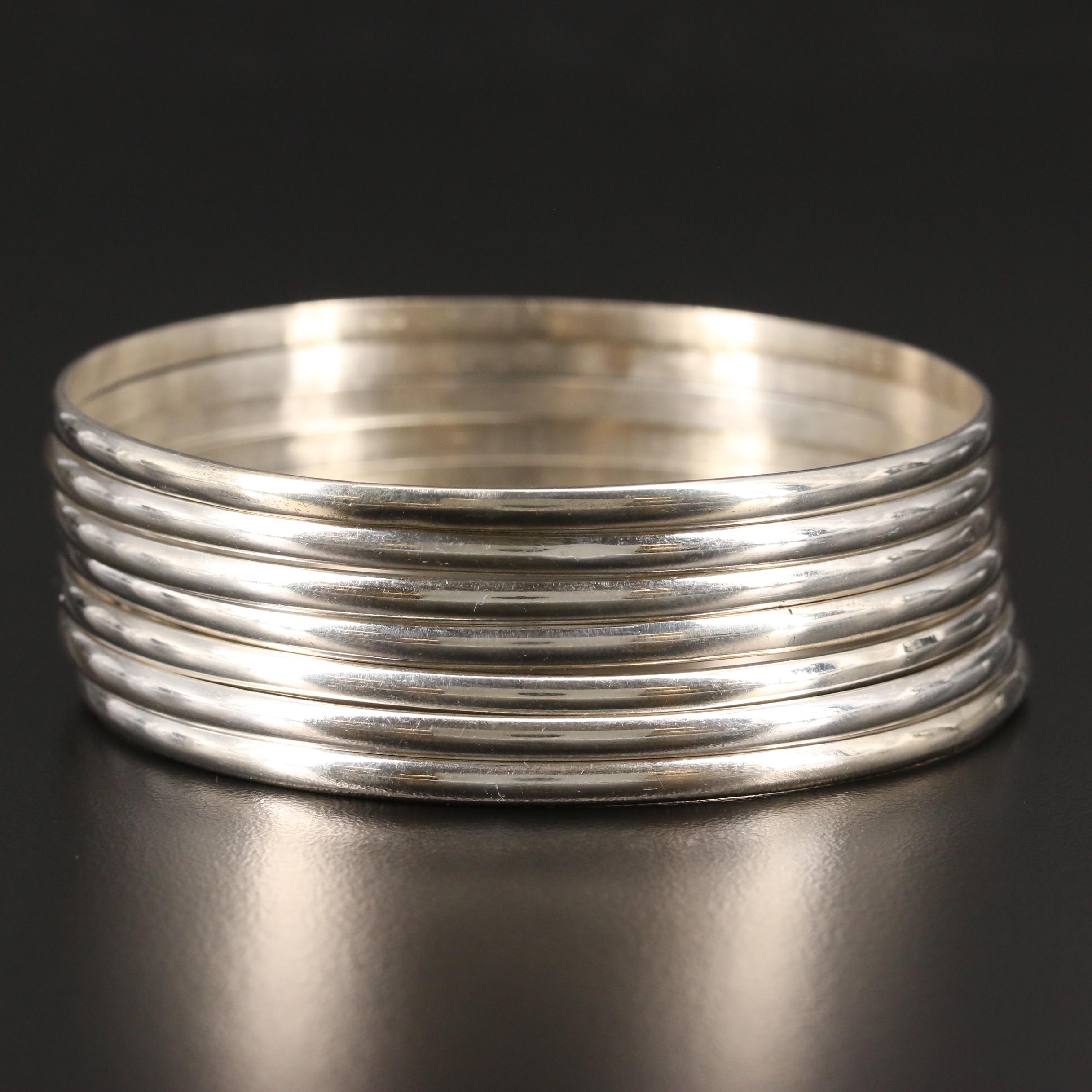 Mexican Semanario Stackable Bangles