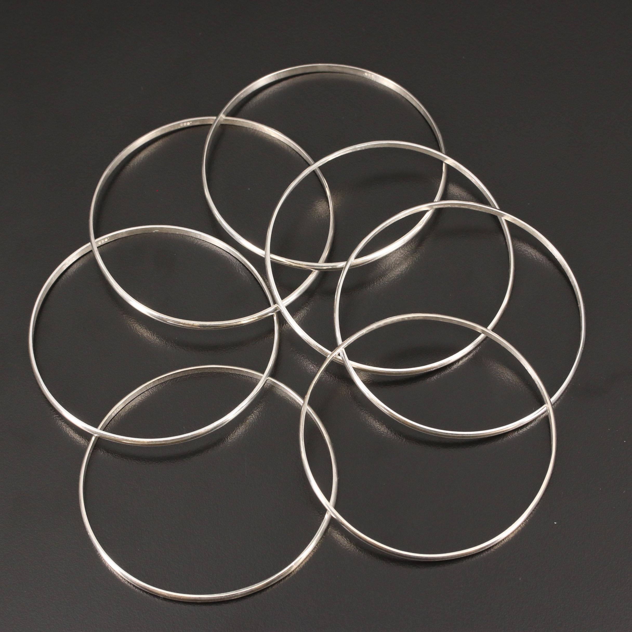 Mexican Semanario Stackable Bangles