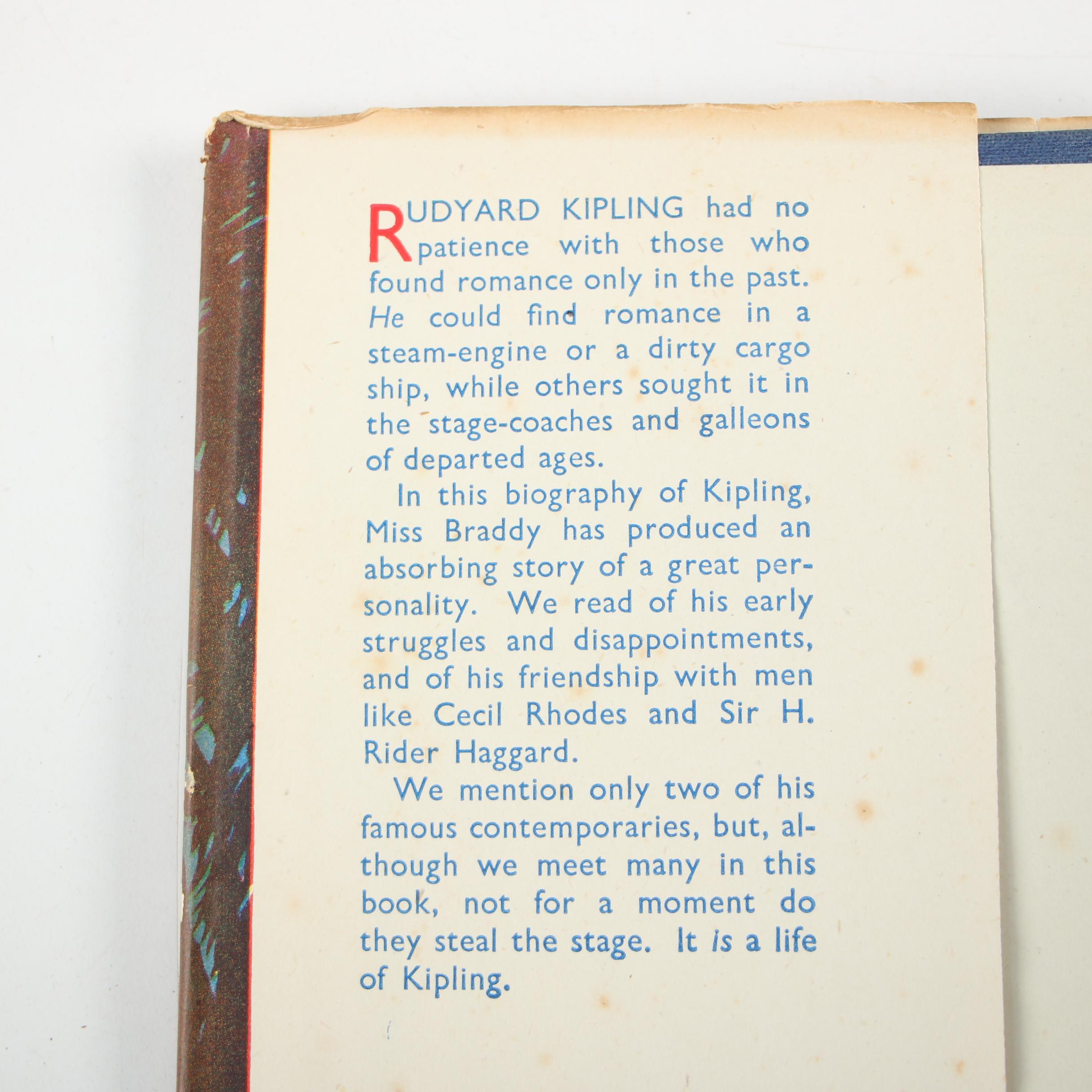 First Edition "Son of Empire: The Story of Rudyard Kipling" with Anthologies