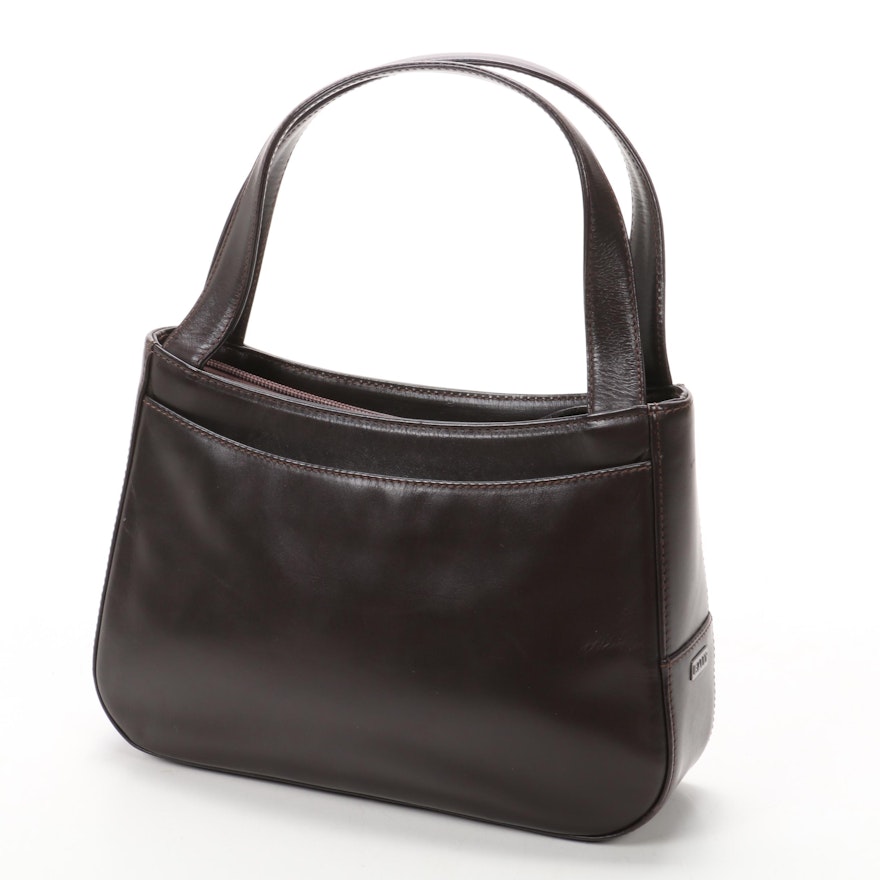 Bally Shoulder Bag in Brown Leather