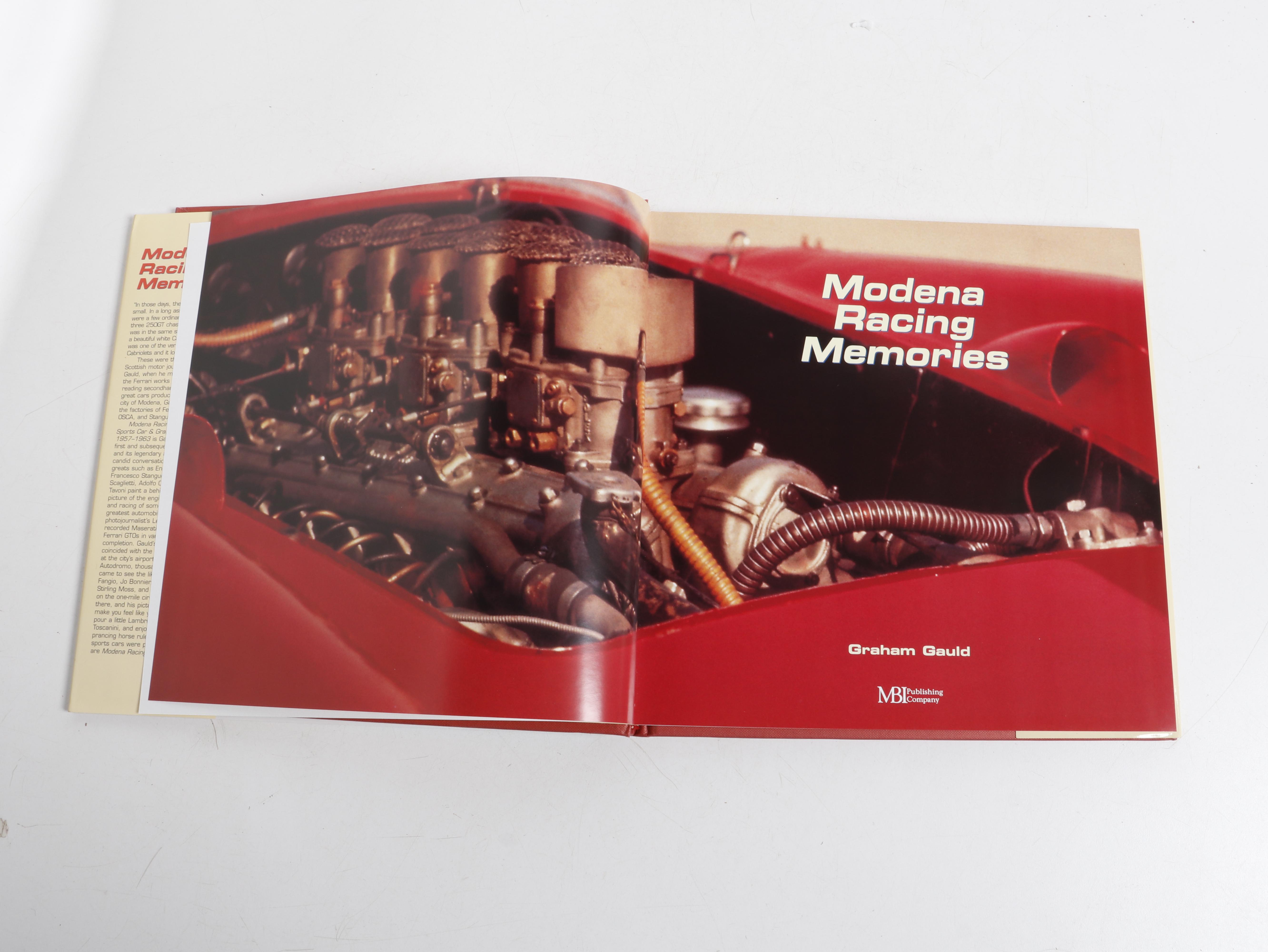 Signed First Edition "Ecurie Ecosse" with "Modena Racing Memories" by G. Gauld