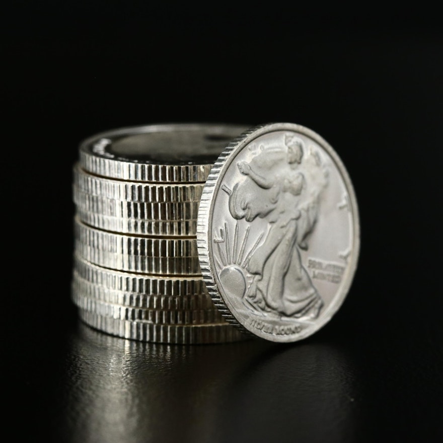 Eleven Money Metals Exchange 1/10 Ounce .999 Silver Rounds