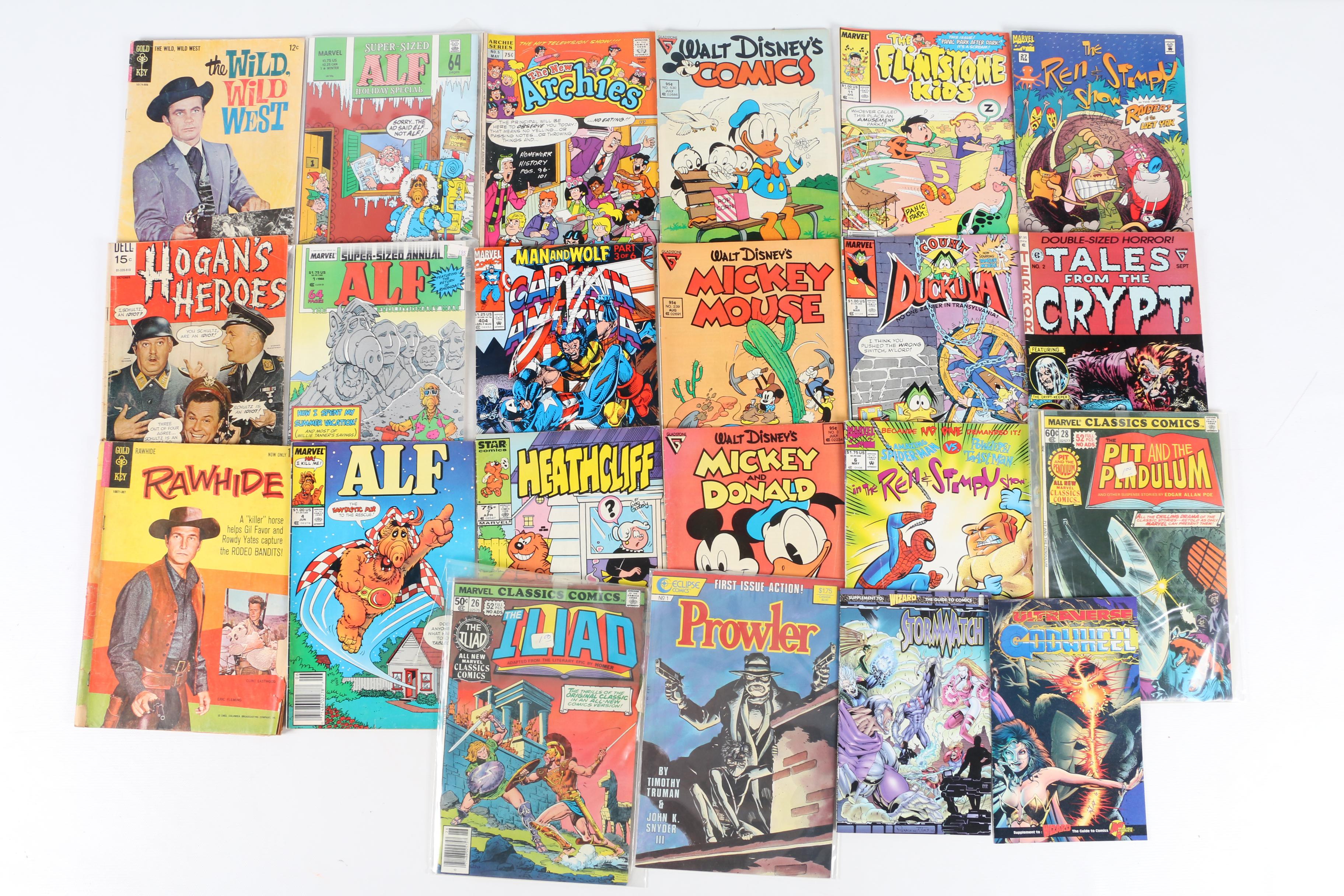 "ALF," Marvel Classics Comics, "Tales From the Crypt," and Other Comics