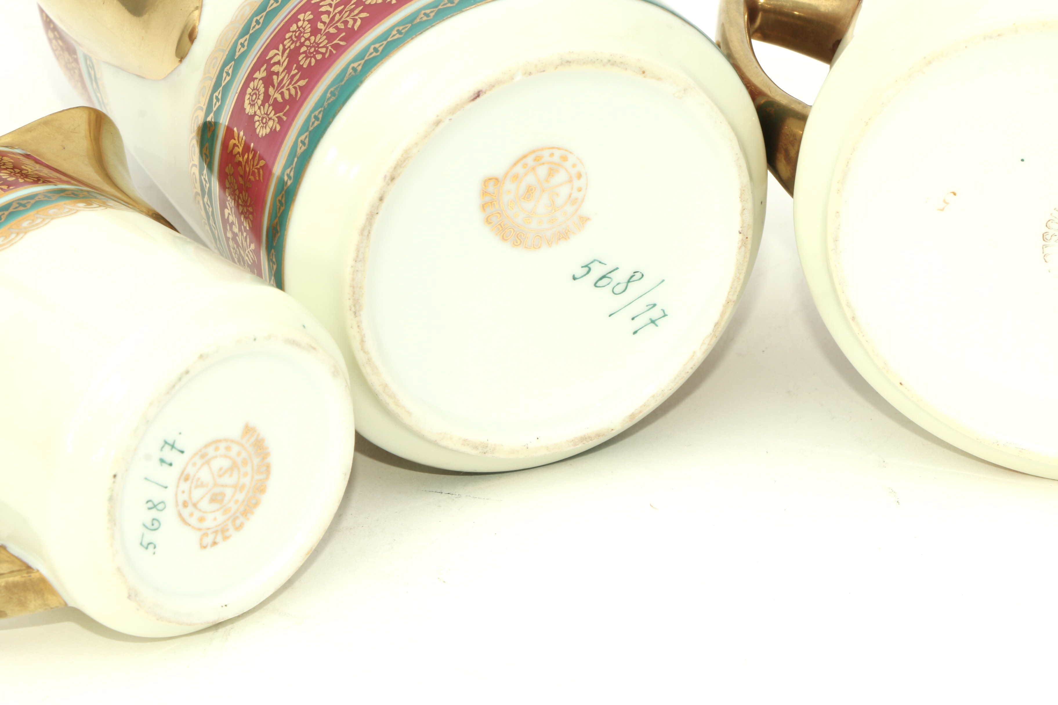 Pirkenhammer Royal Vienna Style Coffee Service, Early 20th Century