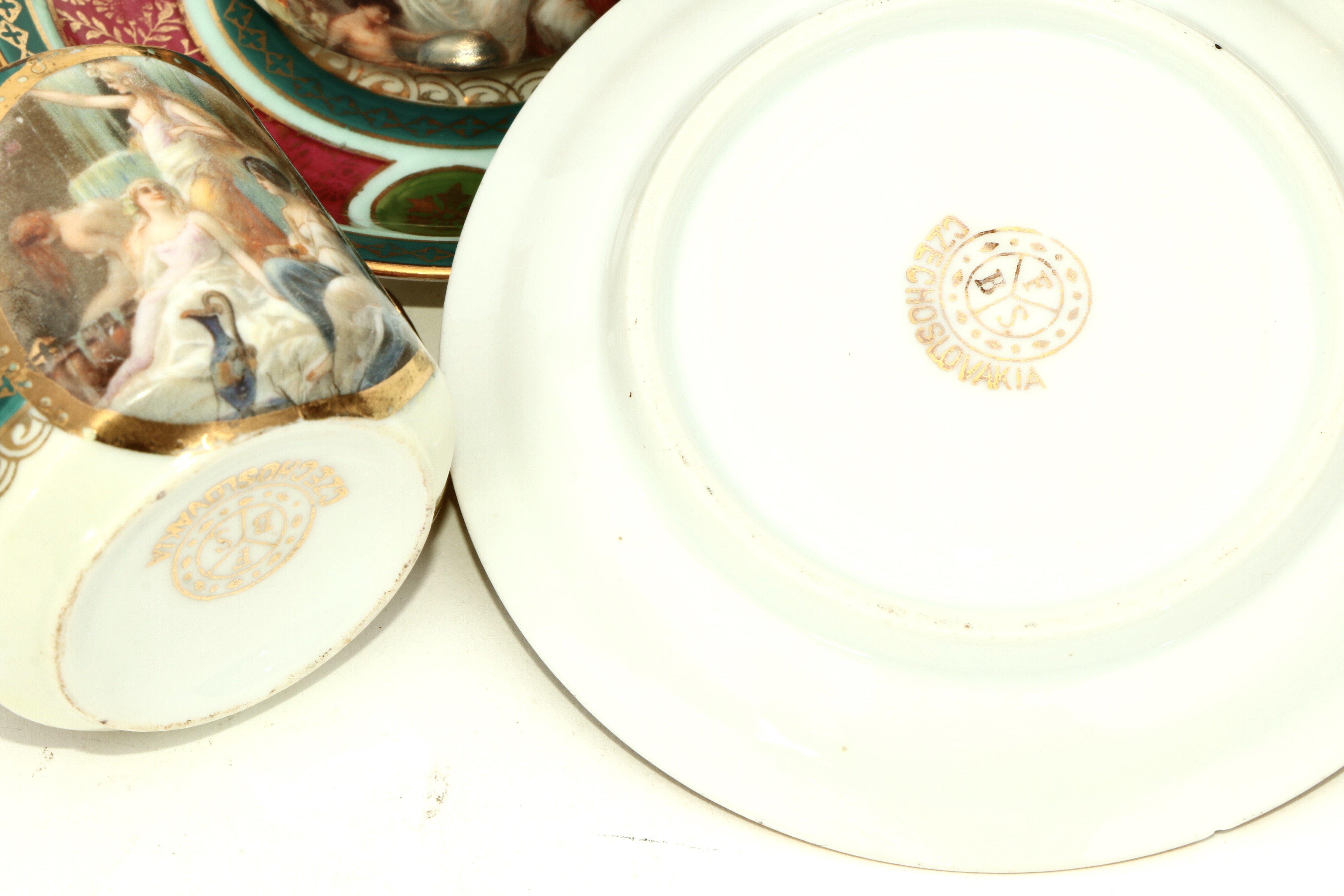 Pirkenhammer Royal Vienna Style Coffee Service, Early 20th Century