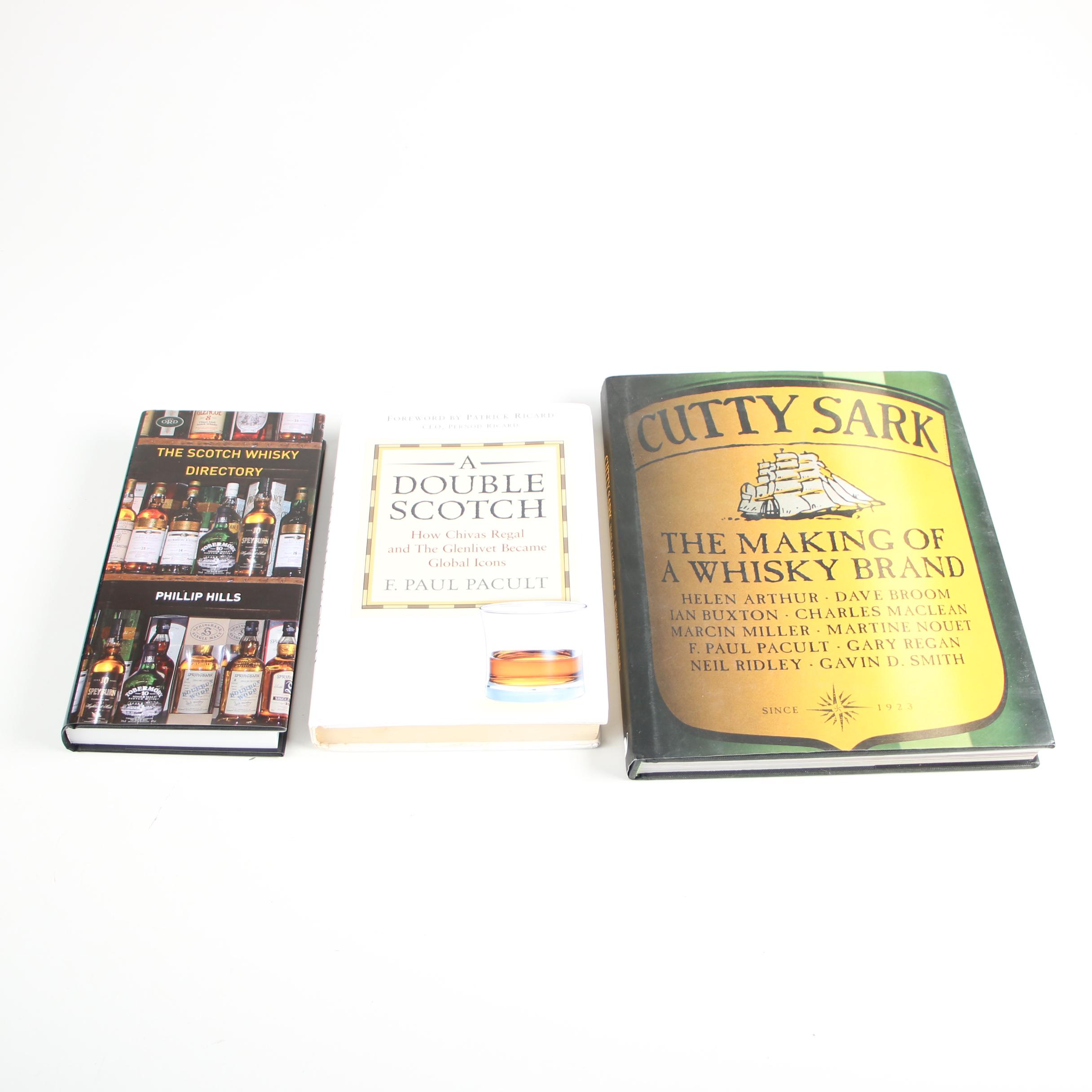 First Edition "Peat Smoke and Spirit" by Jefford with Other Scotch Whisky Books