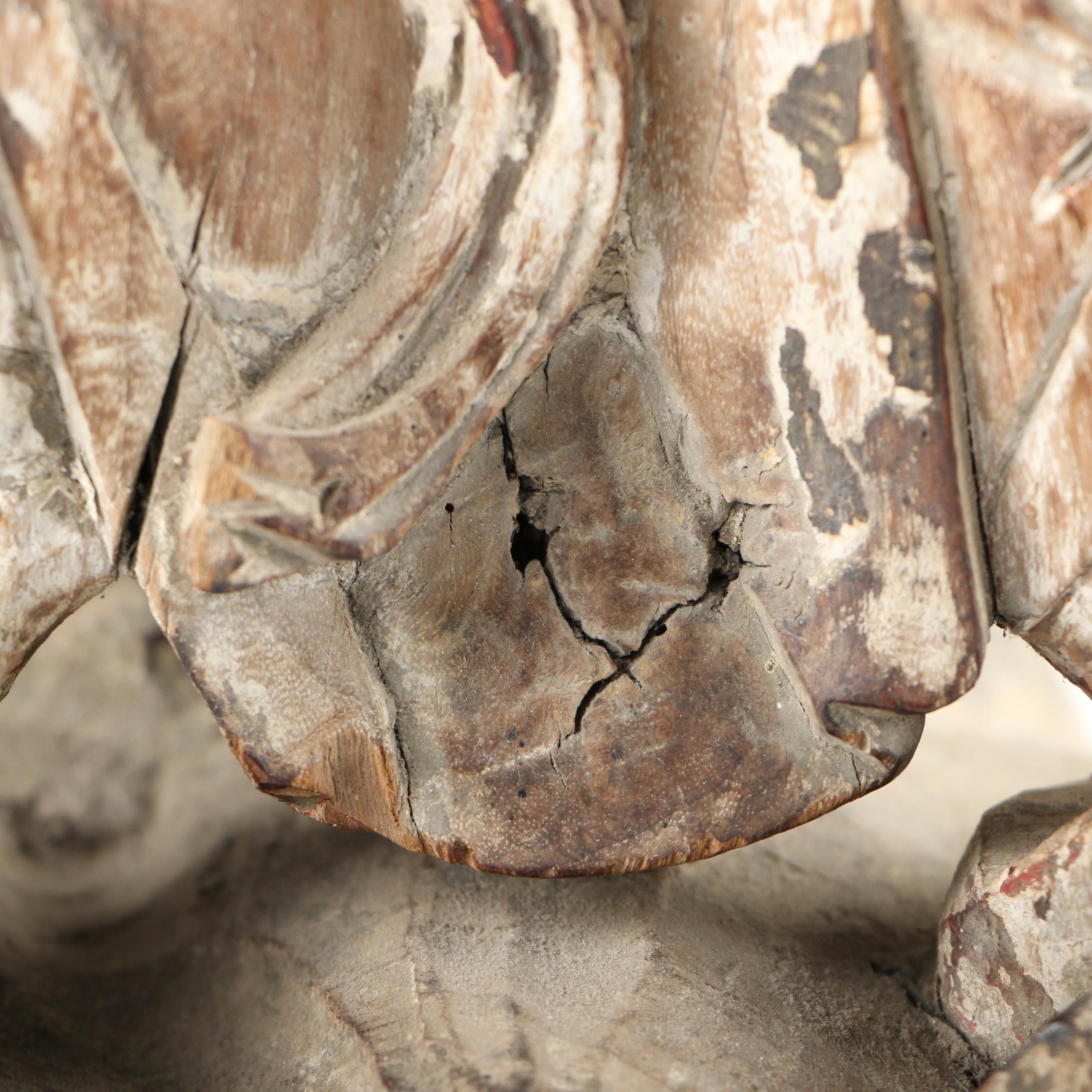 Japanese Wooden Statue of Daikokuten, 19th Century