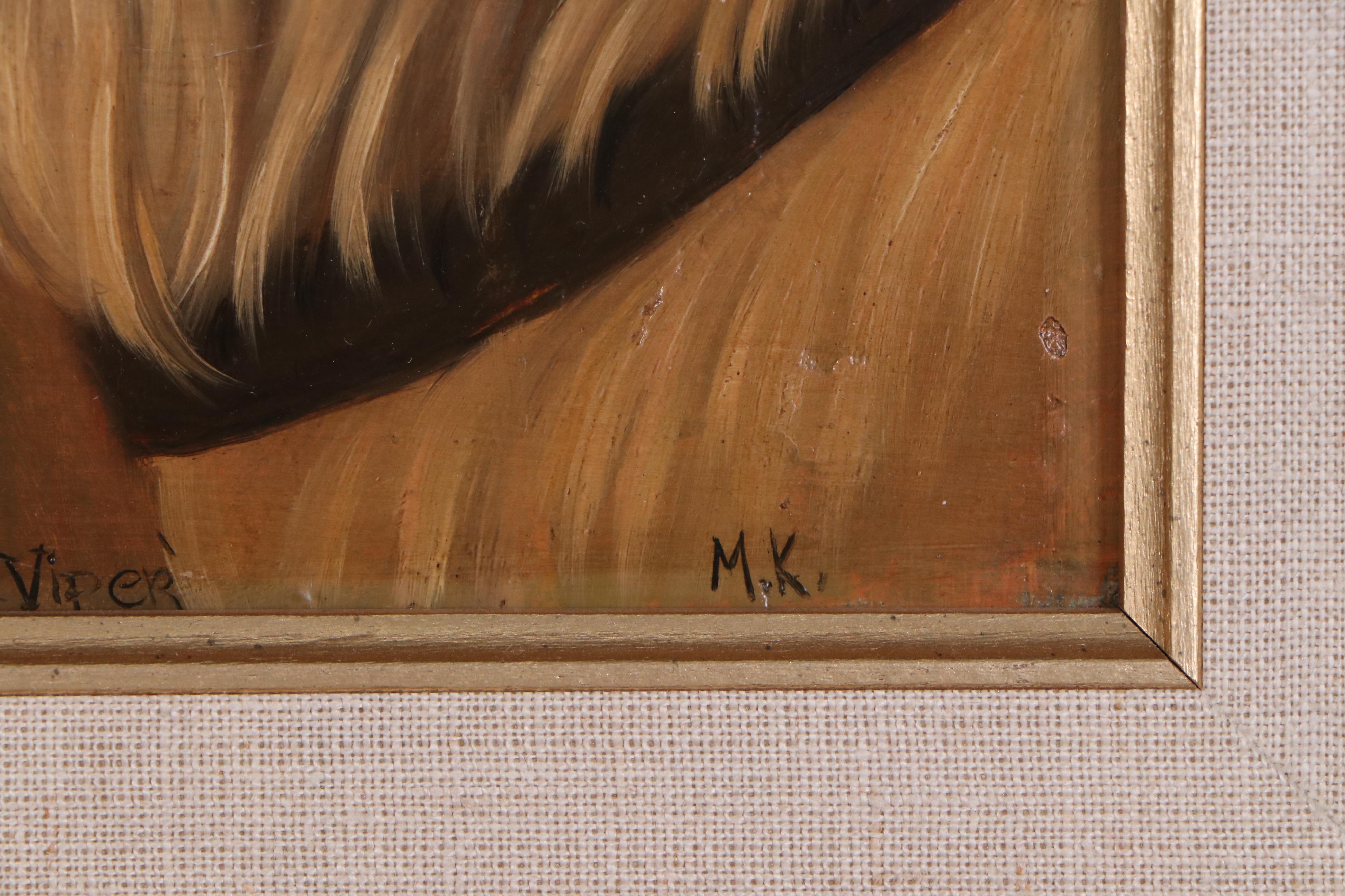 Canine Oil Painting "Venom & Viper"