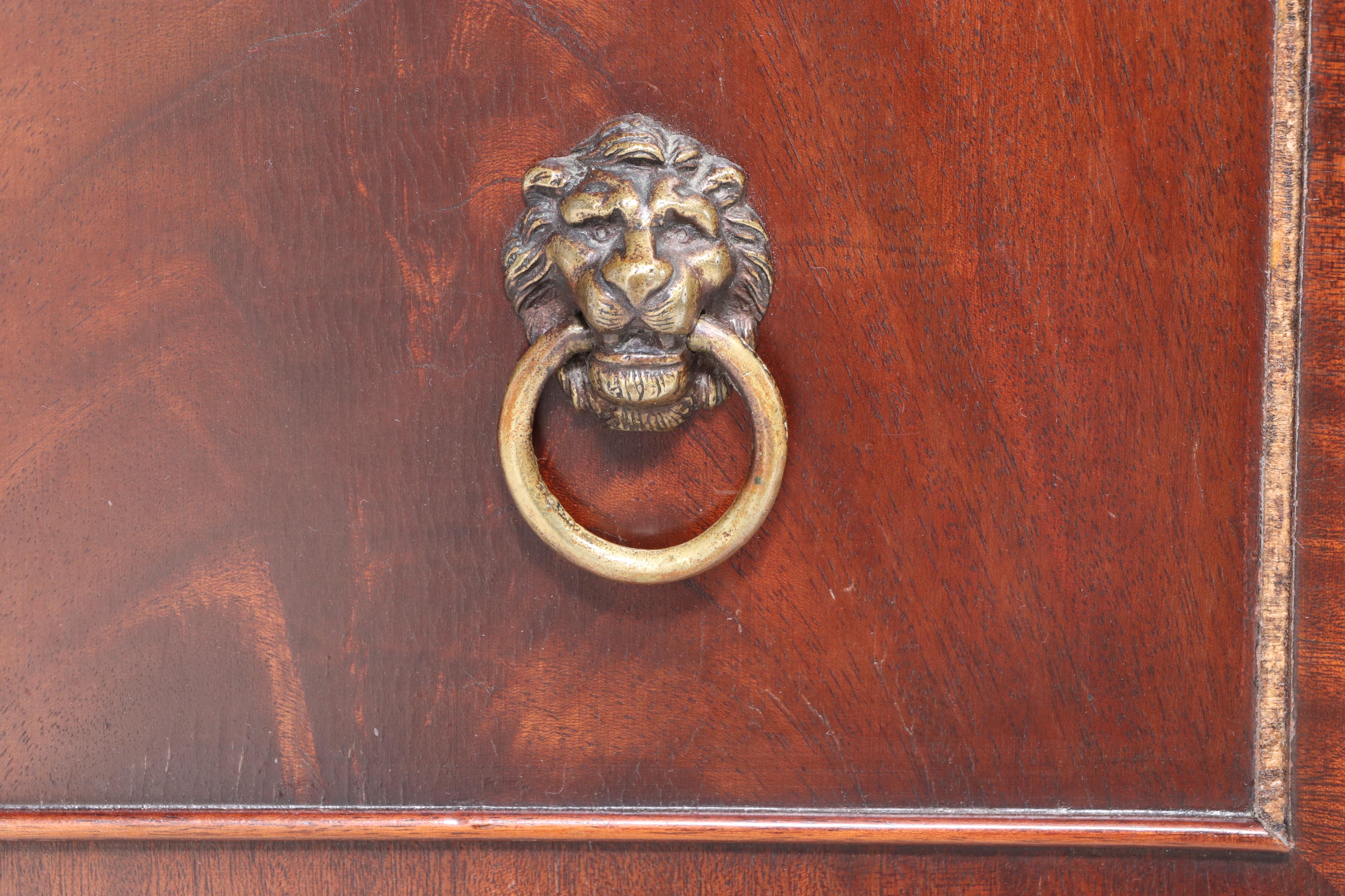 J.K. Rishel Furniture Co. Federal Style Mahogany Dome-Top China Cabinet