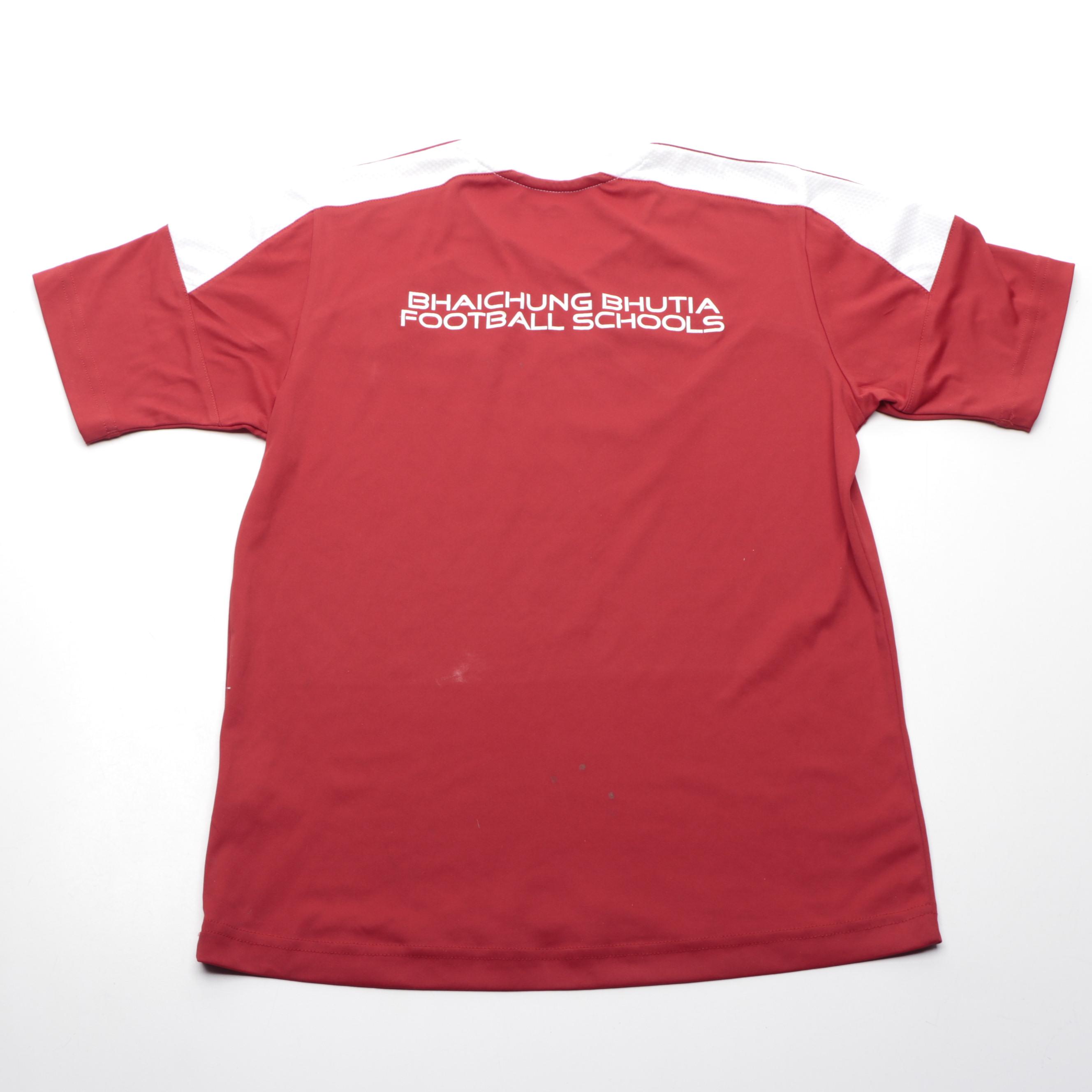 Indian Soccer Super League Signed Adidas Ball, FC Pune City, and Other Jerseys