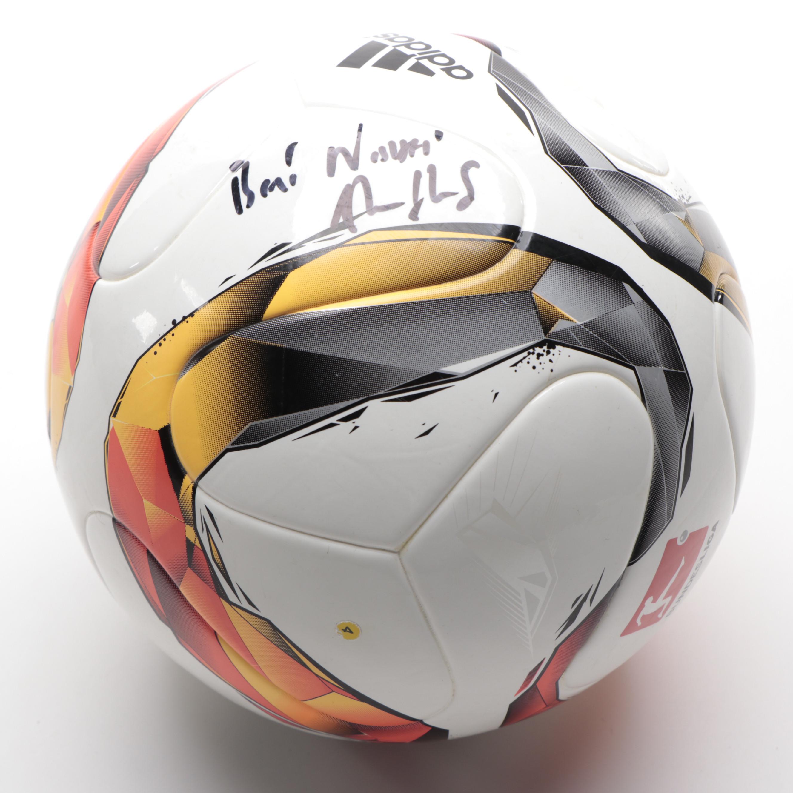 Indian Soccer Super League Signed Adidas Ball, FC Pune City, and Other Jerseys