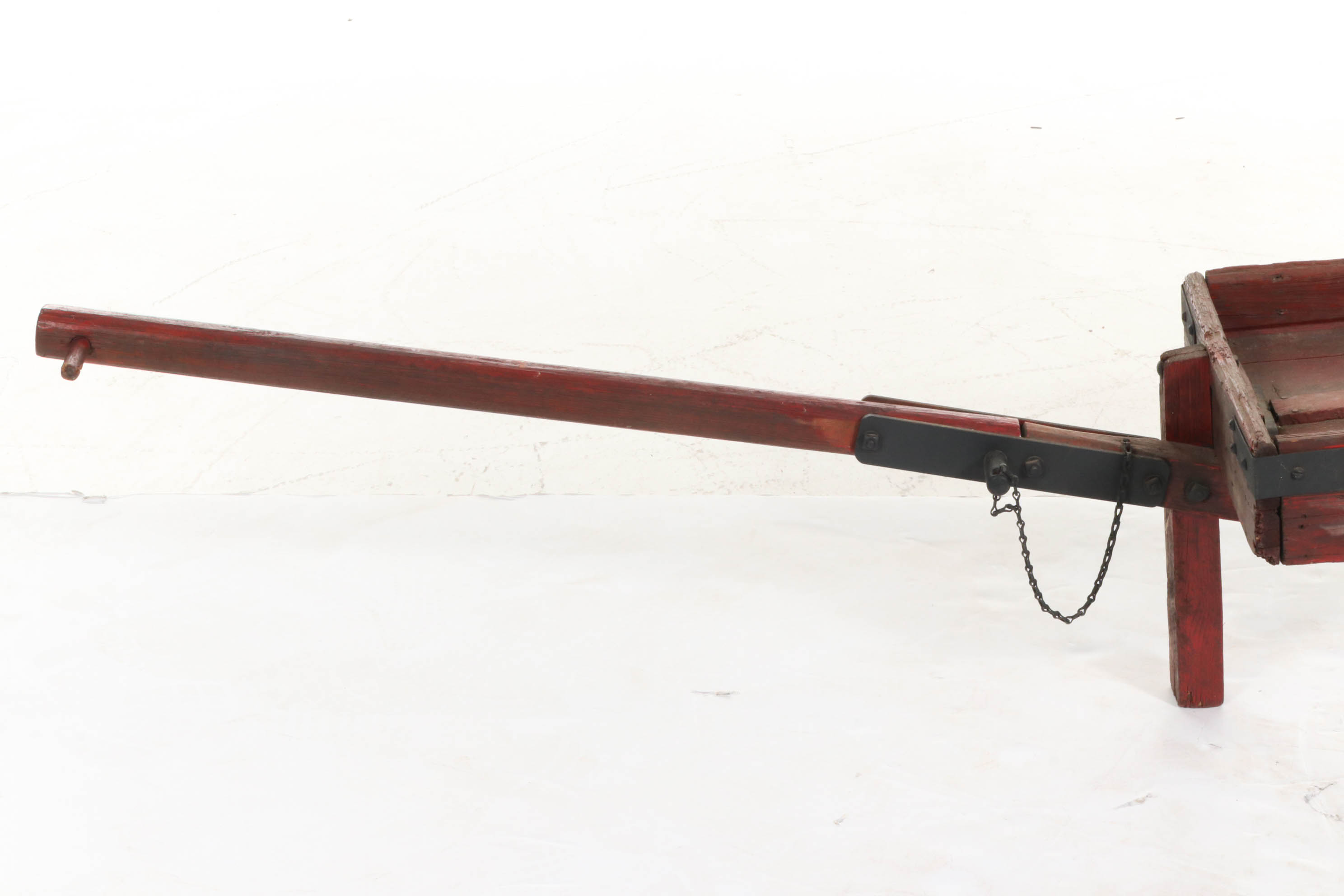 Wooden Two-Wheel Cart, Early to Mid-20th Century