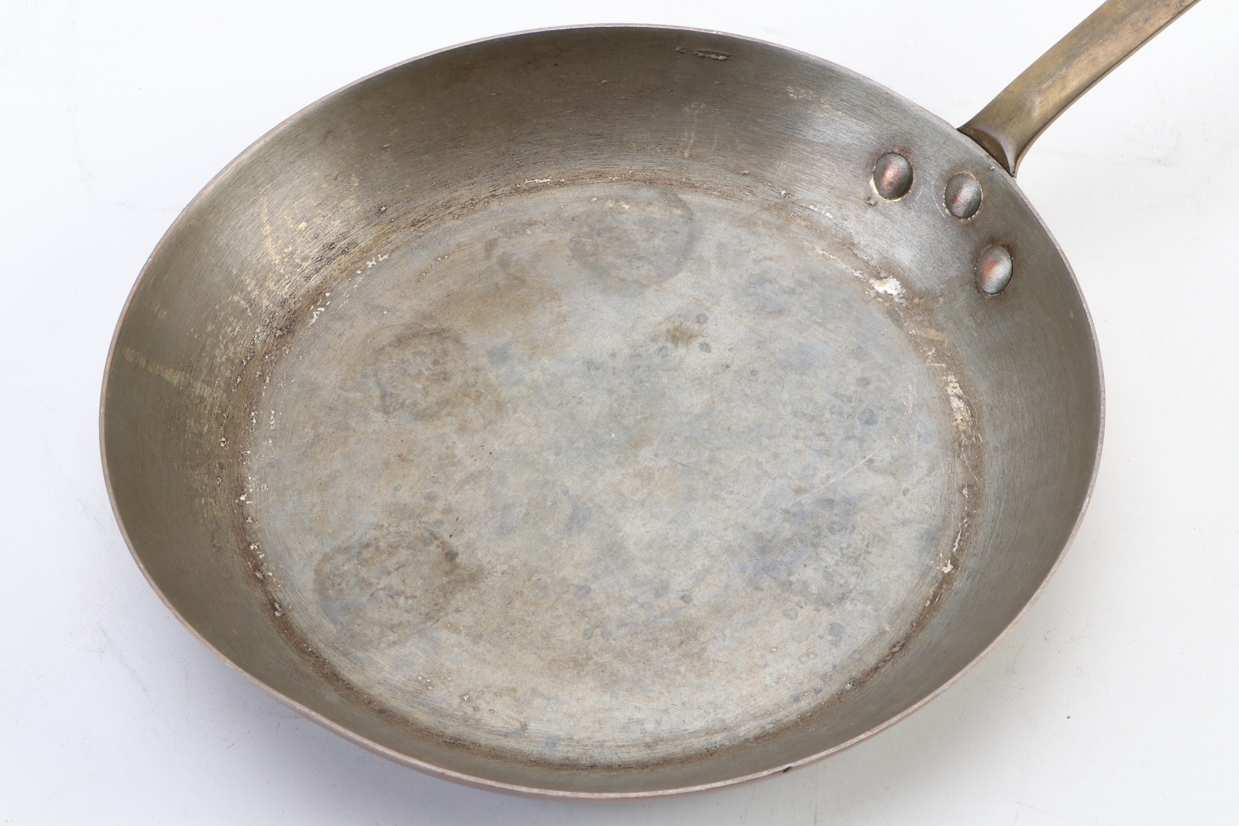 Lamalle French Copper and Brass Handled Cookware, Mid to Late 20th Century