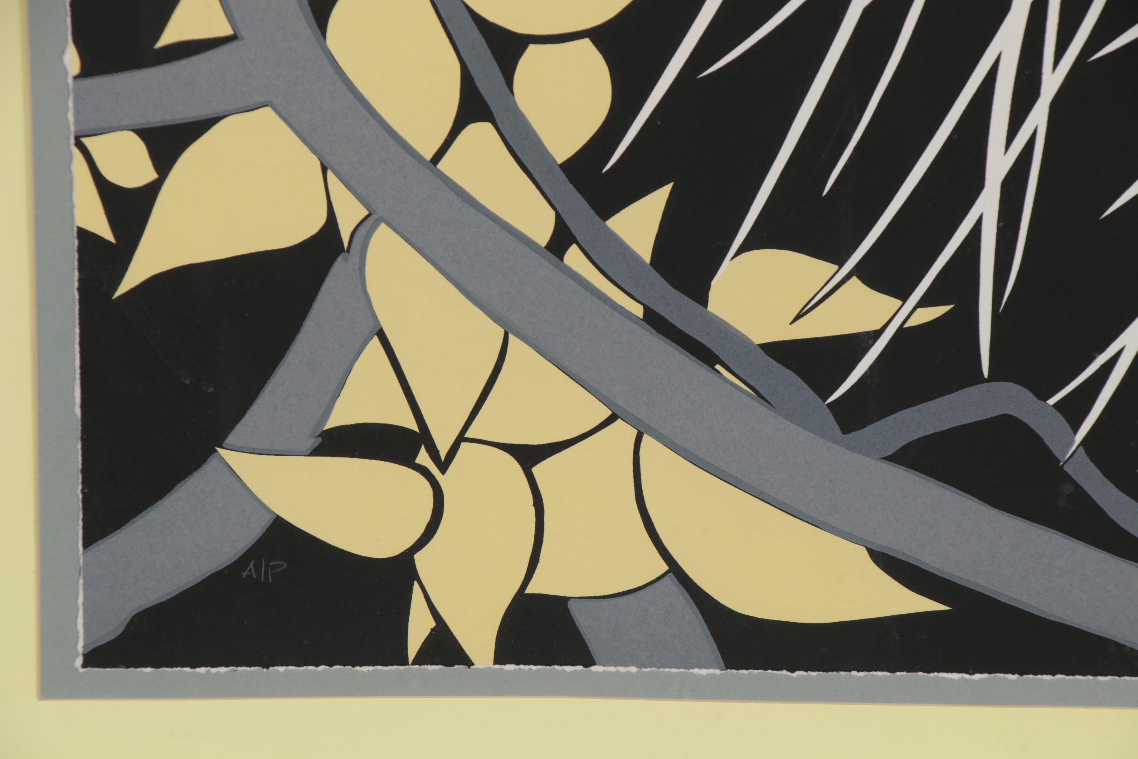 Robert L. Bowley Embossed Serigraph "Almost Lost", Late 20th Century