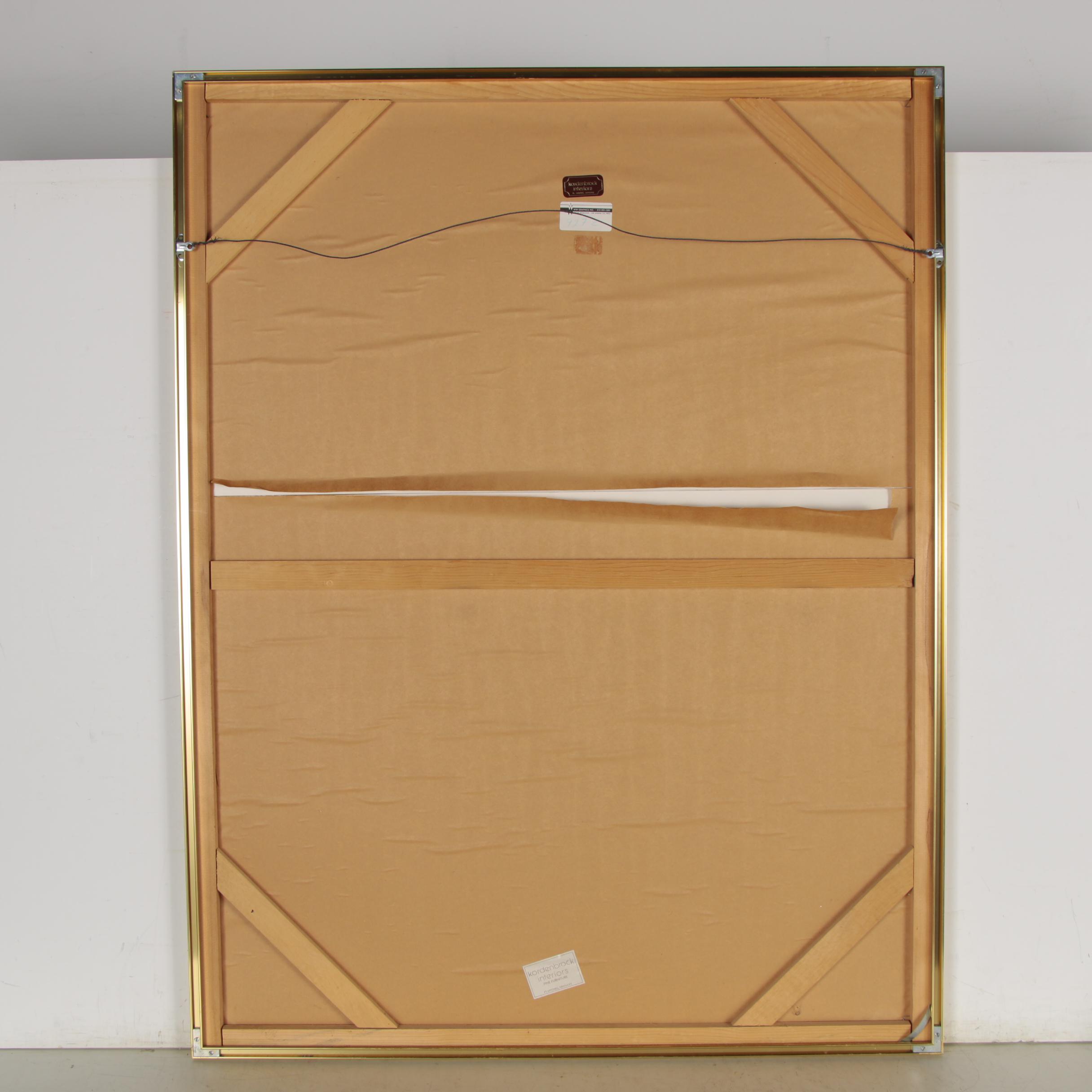 Robert L. Bowley Embossed Serigraph "Almost Lost", Late 20th Century