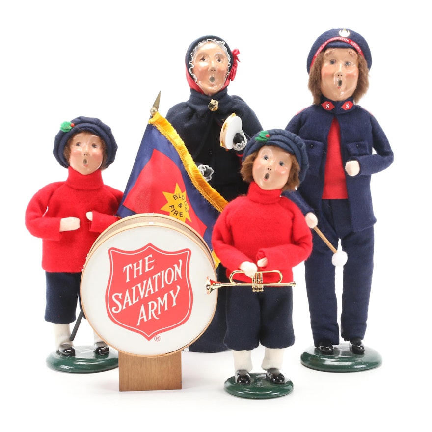 Byers' Choice Ltd. Salvation Army Carolers, Late 20th-Early 21st Century