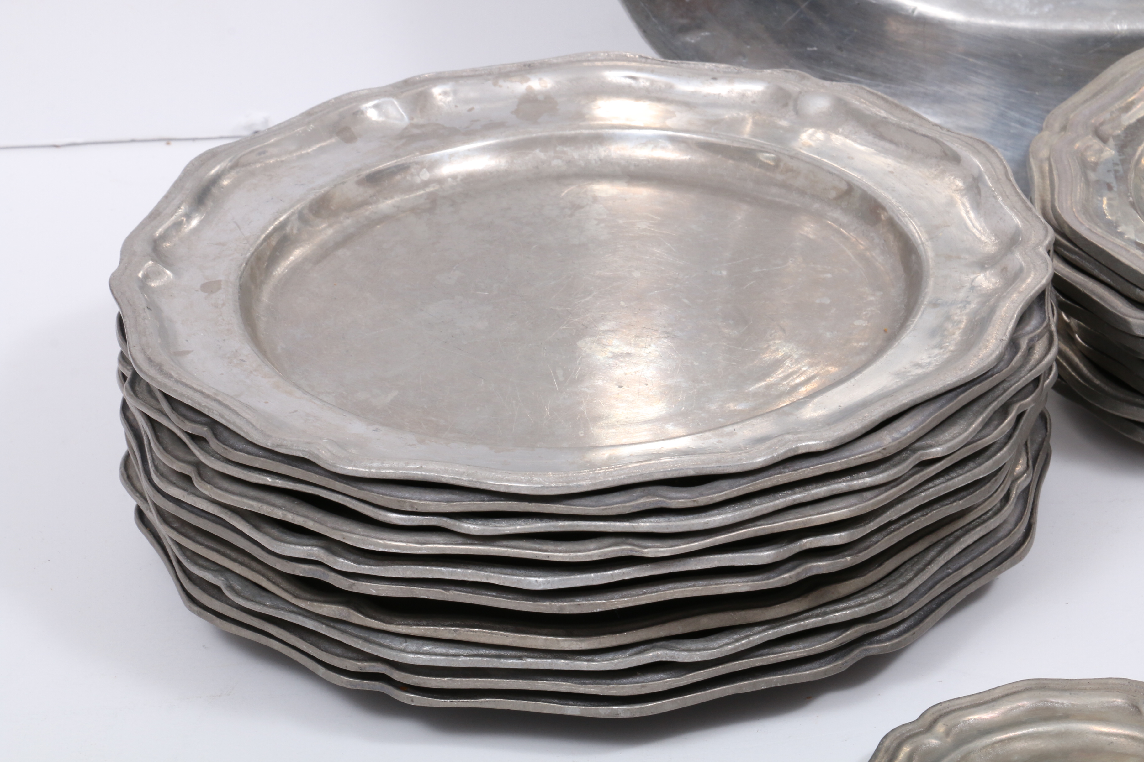 Wilton Pewter Dinnerware and Platter