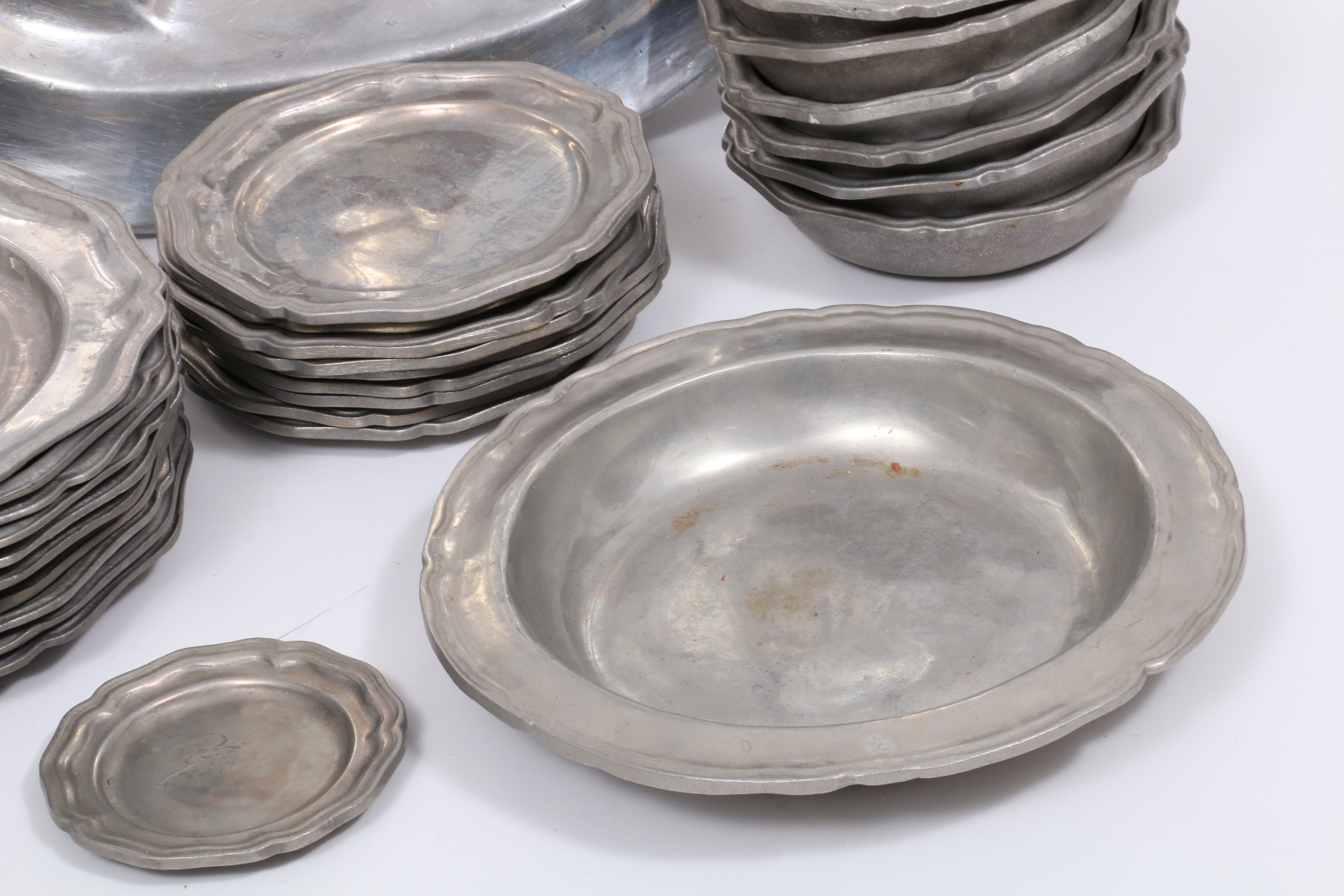 Wilton Pewter Dinnerware and Platter