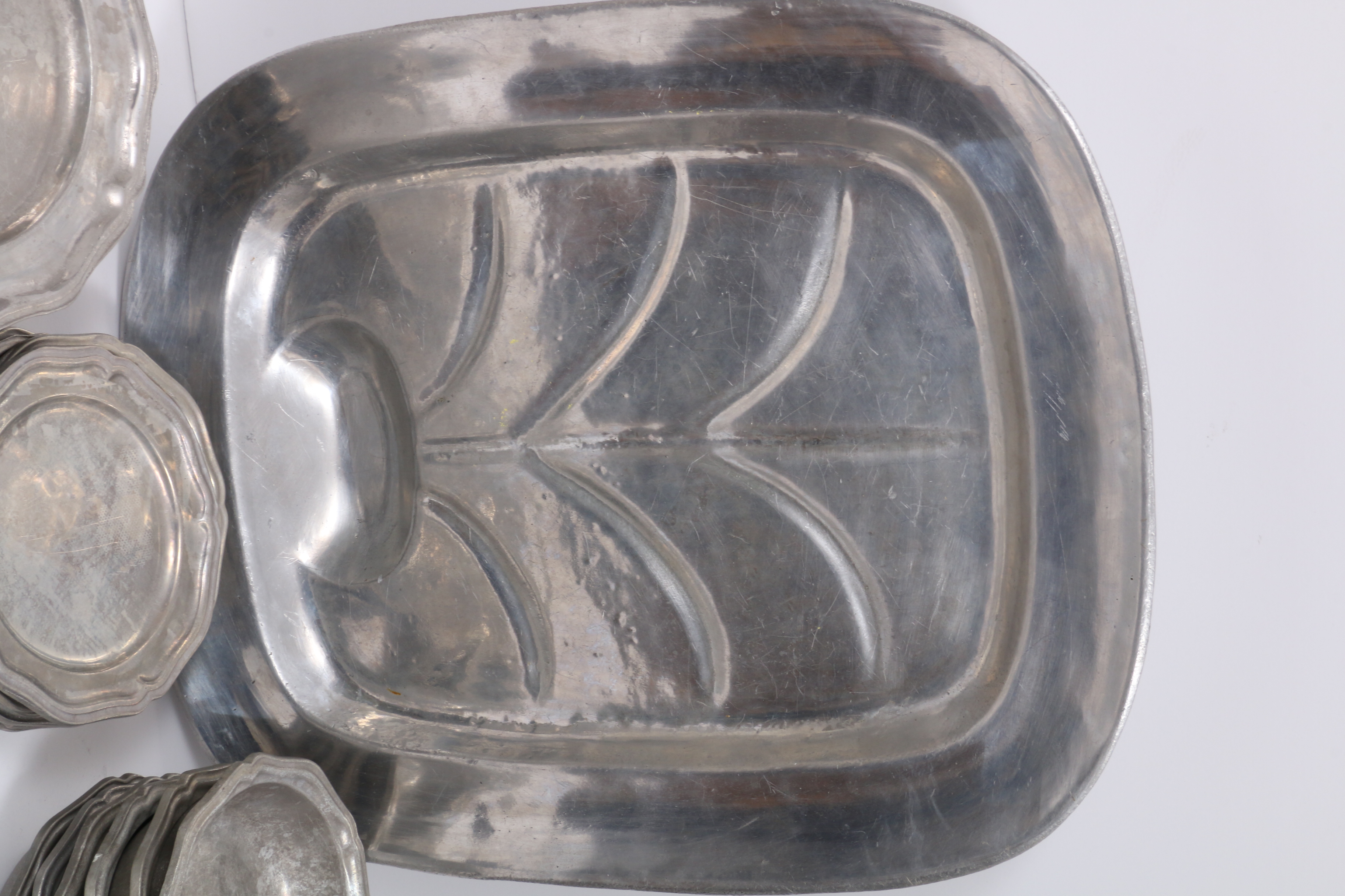 Wilton Pewter Dinnerware and Platter