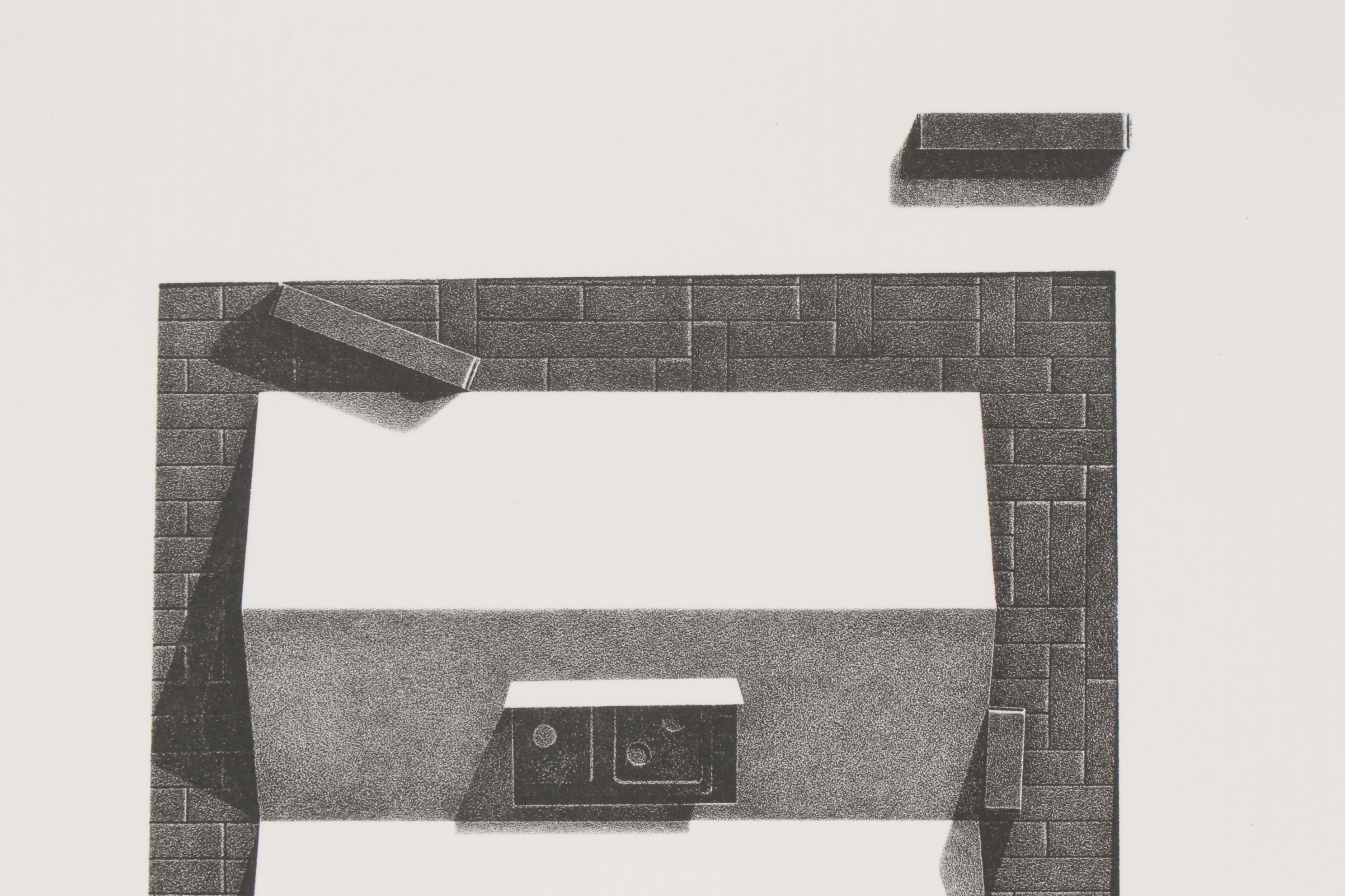 Charles Massey Jr. "Secrets" Series Lithograph "Family", 1987