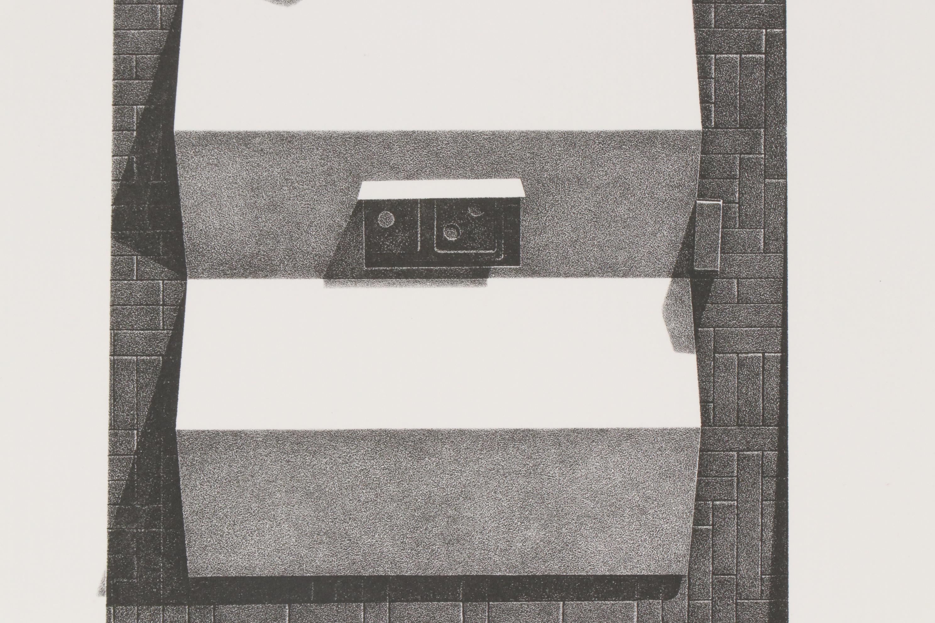 Charles Massey Jr. "Secrets" Series Lithograph "Family", 1987