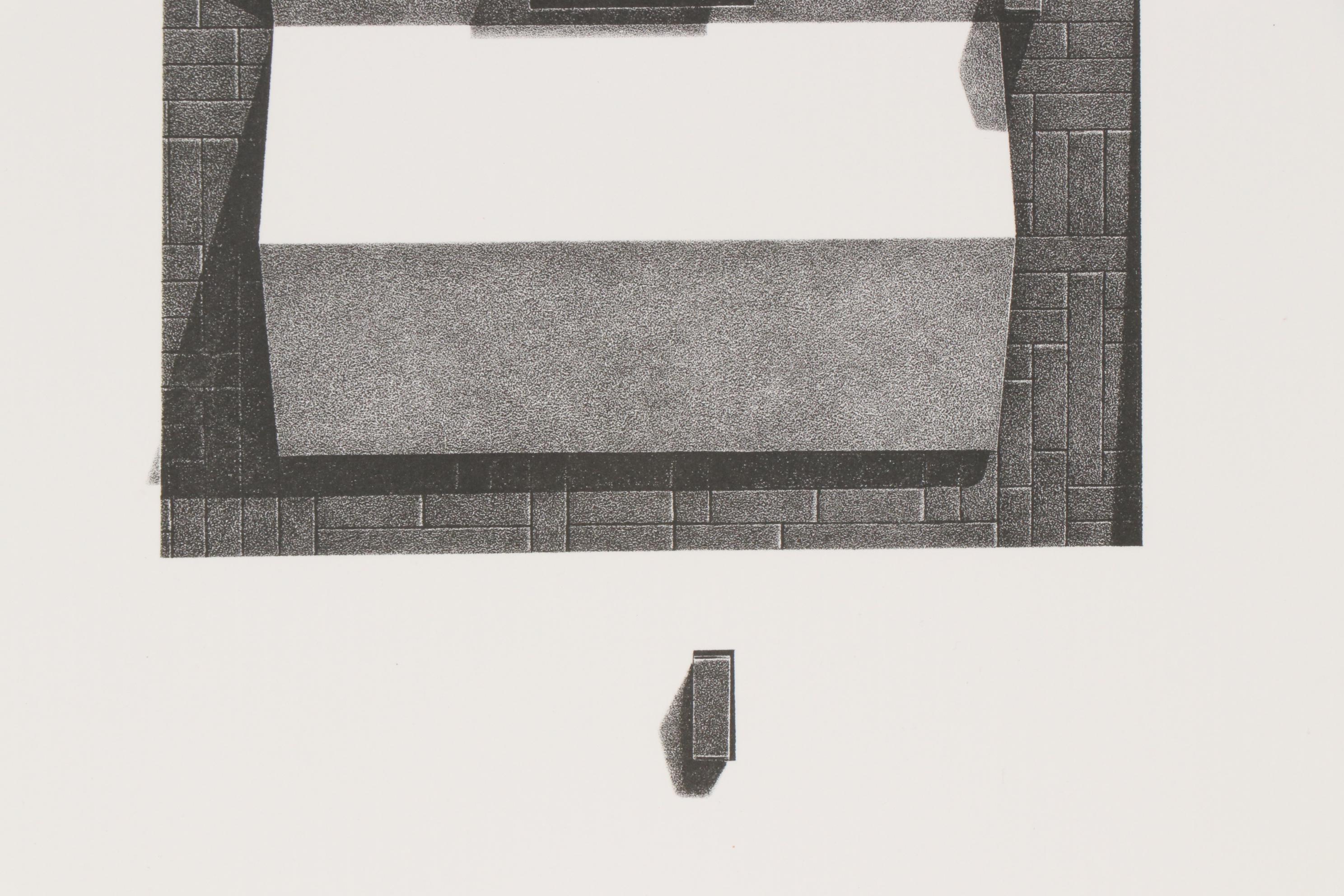 Charles Massey Jr. "Secrets" Series Lithograph "Family", 1987