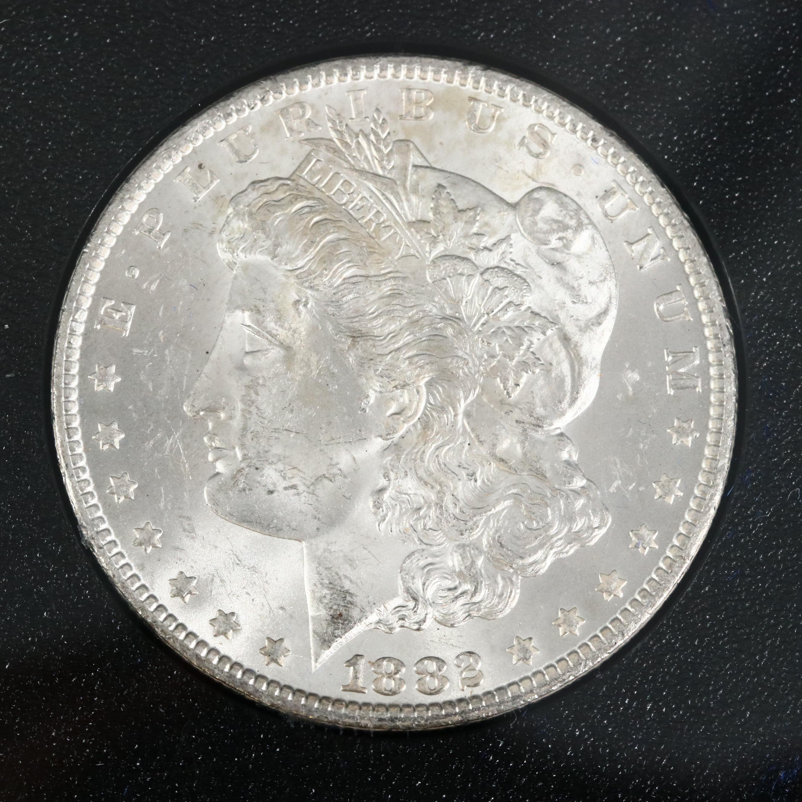 Better Date GSA 1882-CC, 1883-CC and 1884-CC Uncirculated Morgan Silver Dollars