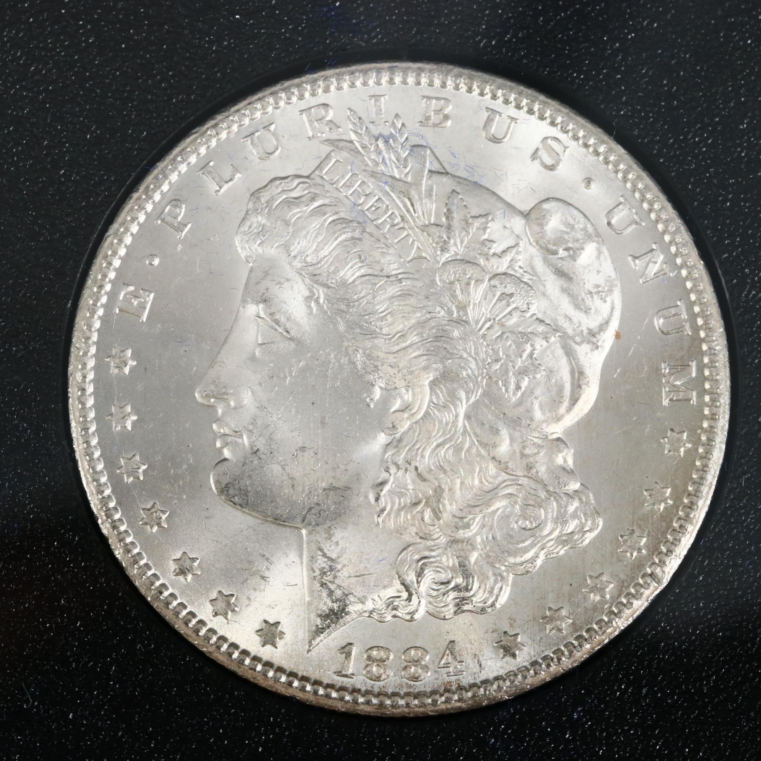 Better Date GSA 1882-CC, 1883-CC and 1884-CC Uncirculated Morgan Silver Dollars