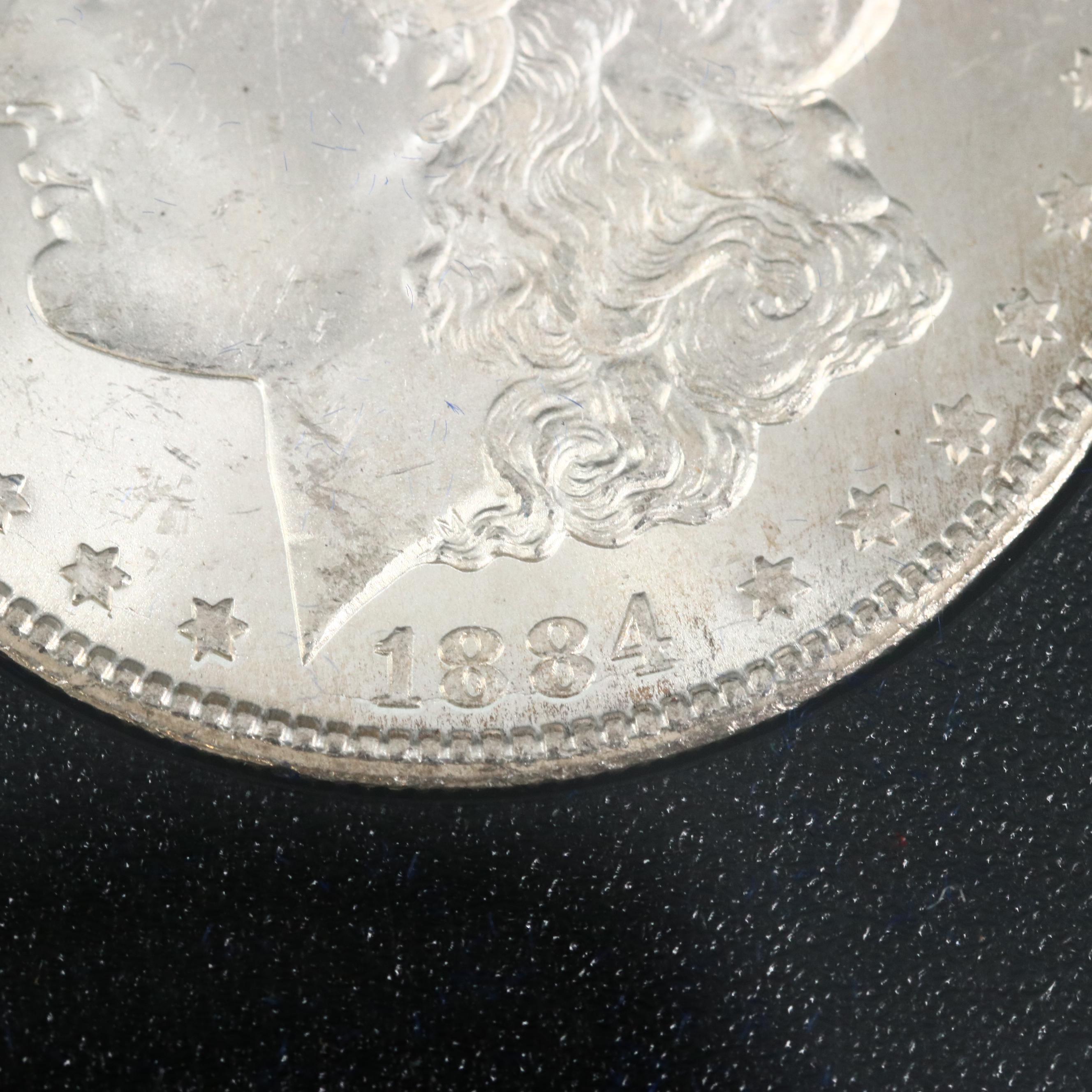 Better Date GSA 1882-CC, 1883-CC and 1884-CC Uncirculated Morgan Silver Dollars