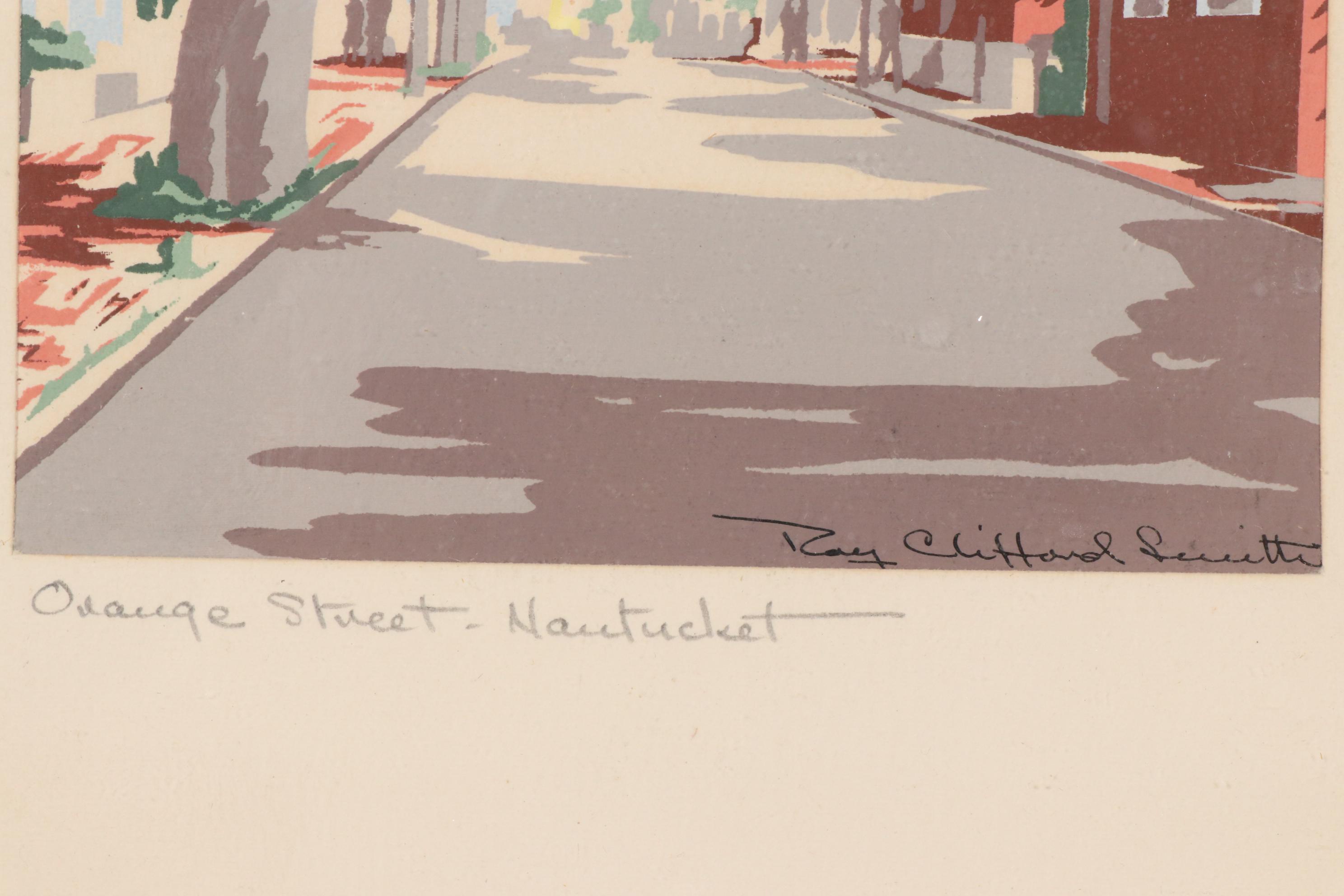 Roy Clifford Smith Serigraphs of Nantucket