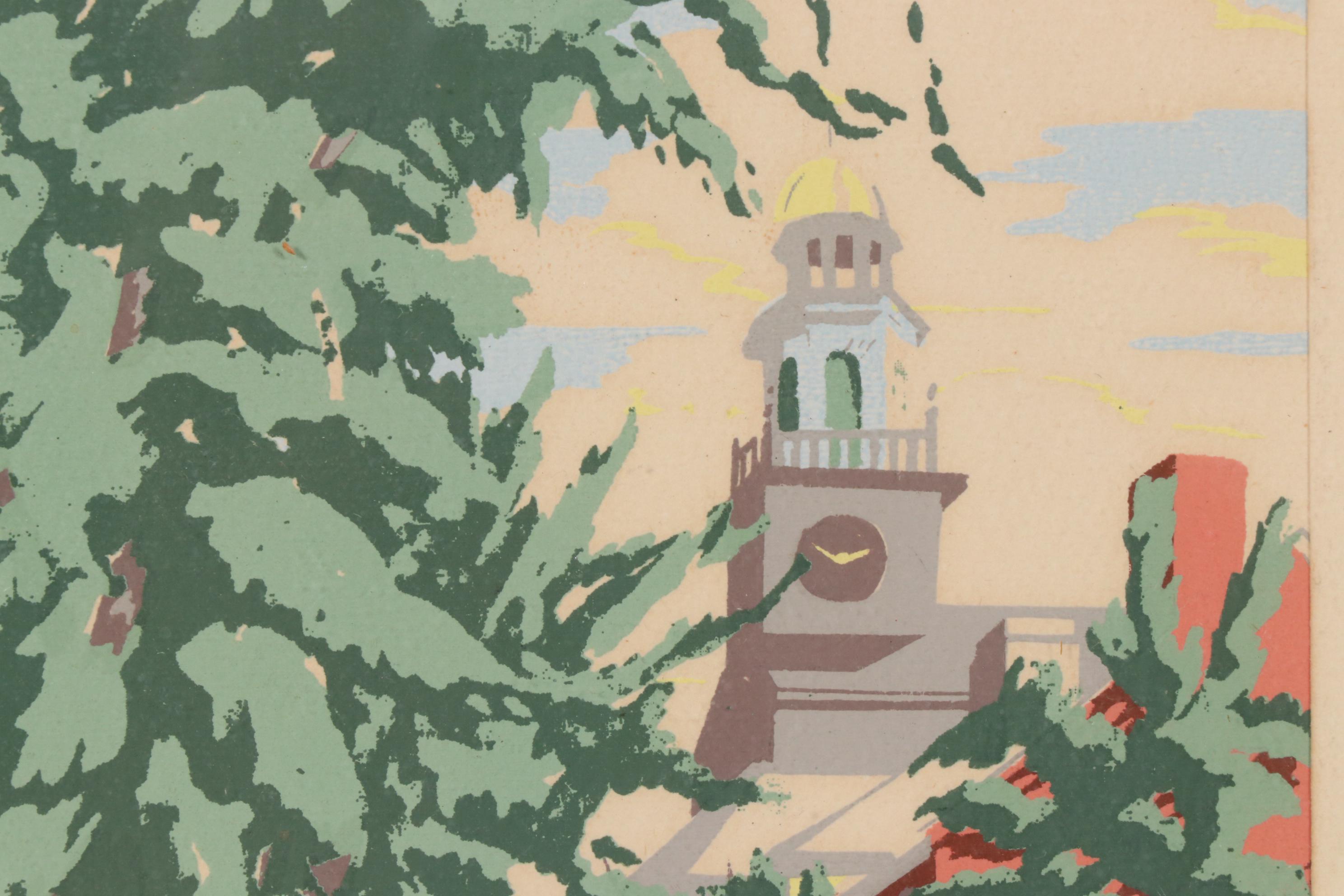 Roy Clifford Smith Serigraphs of Nantucket