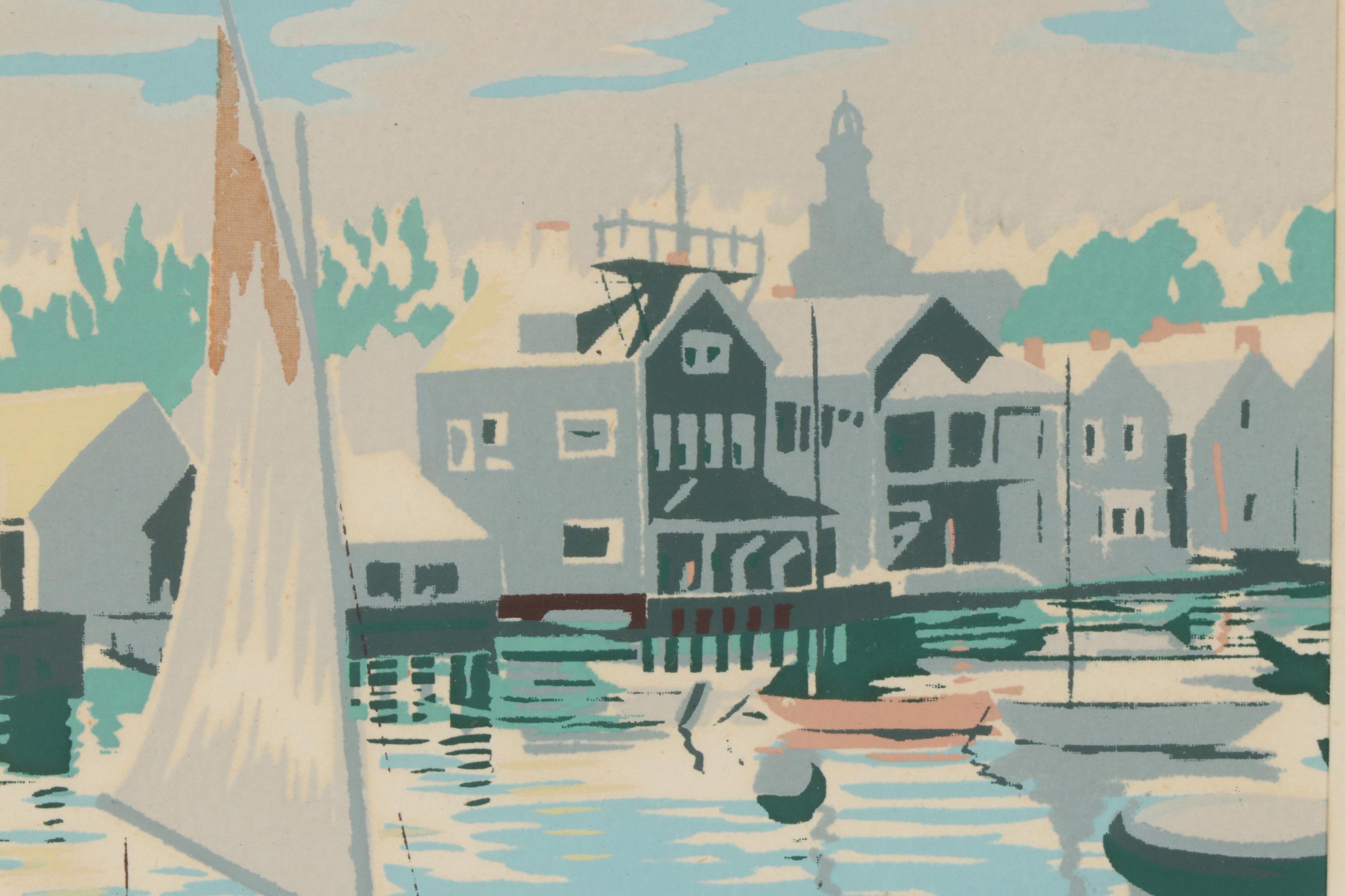 Roy Clifford Smith Serigraphs of Nantucket