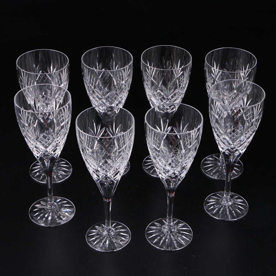 Royal Doulton "Westminster" Crystal Wine Glasses, Late 20th Century