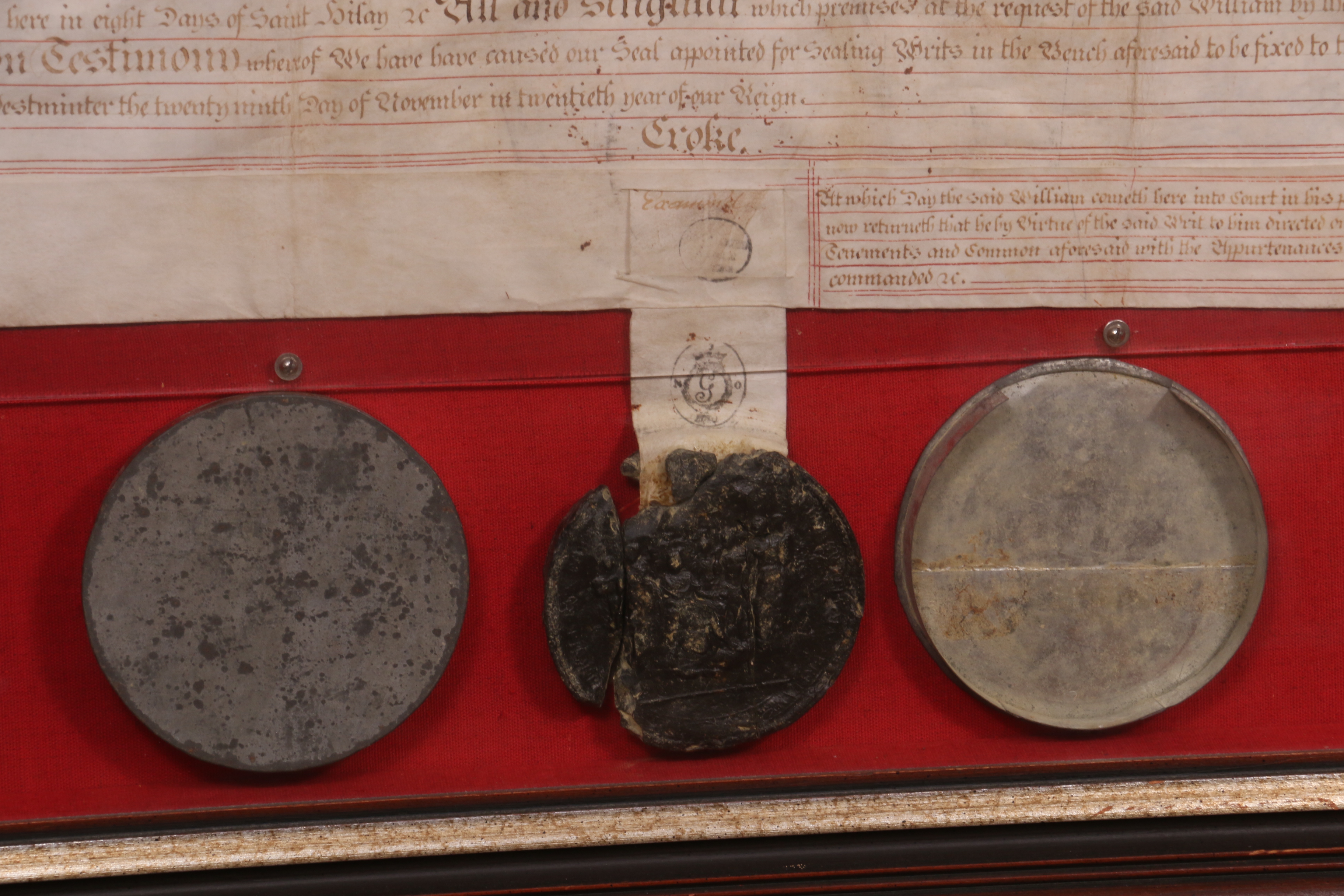 1780 Letters Patent of Sir William de Grey Knight with Seal of King George III