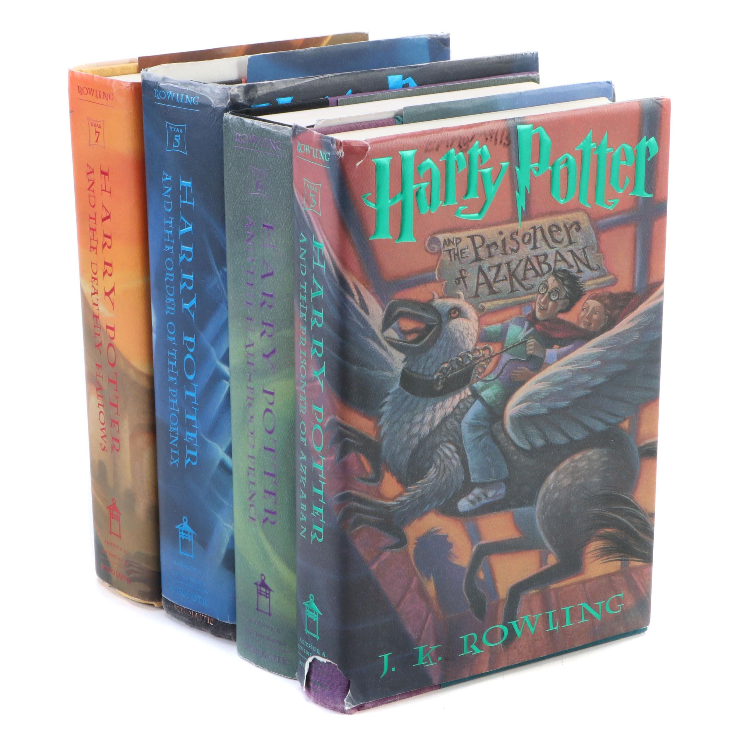 First American Edition "Harry Potter" Partial Series with Dust Jackets