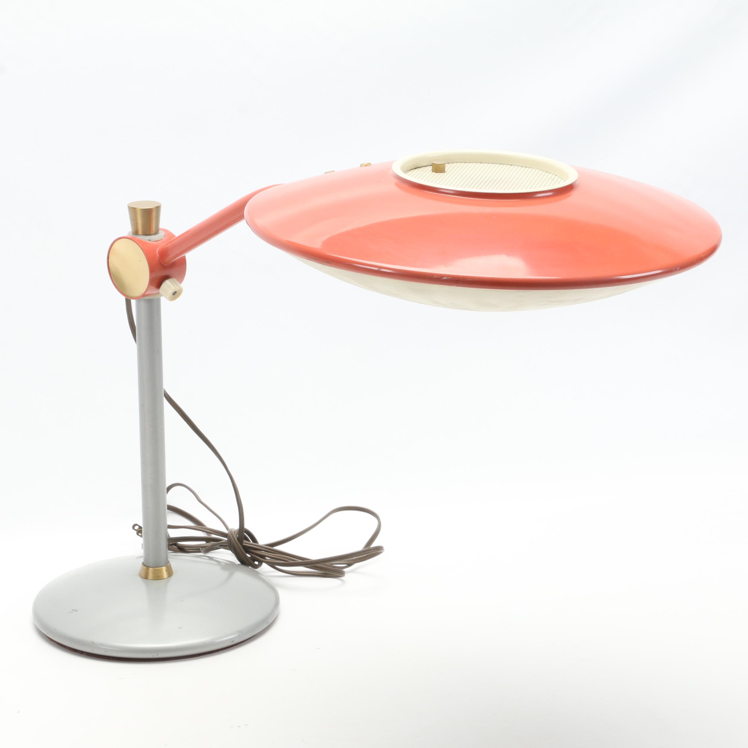 Dazor Mfg. Corp. Model 2008 "Spaceship" Desk Lamps