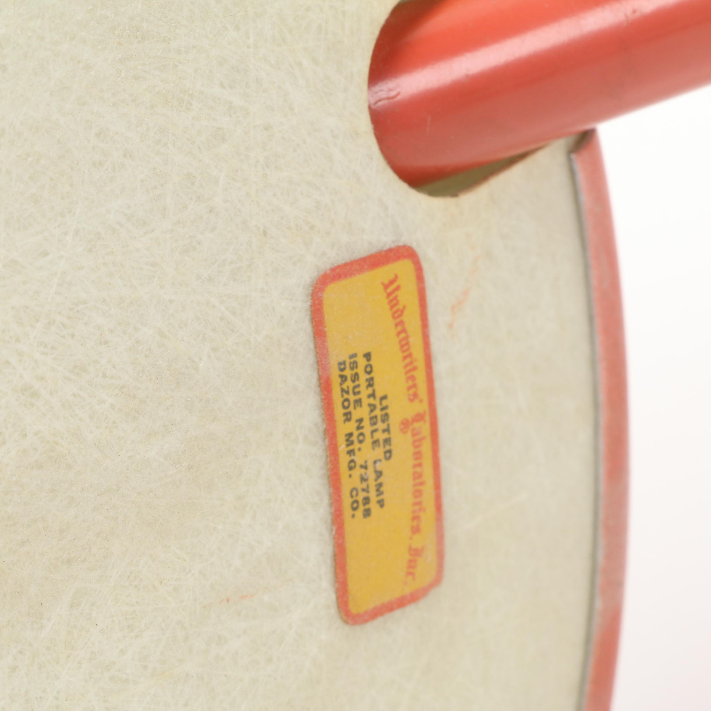 Dazor Mfg. Corp. Model 2008 "Spaceship" Desk Lamps