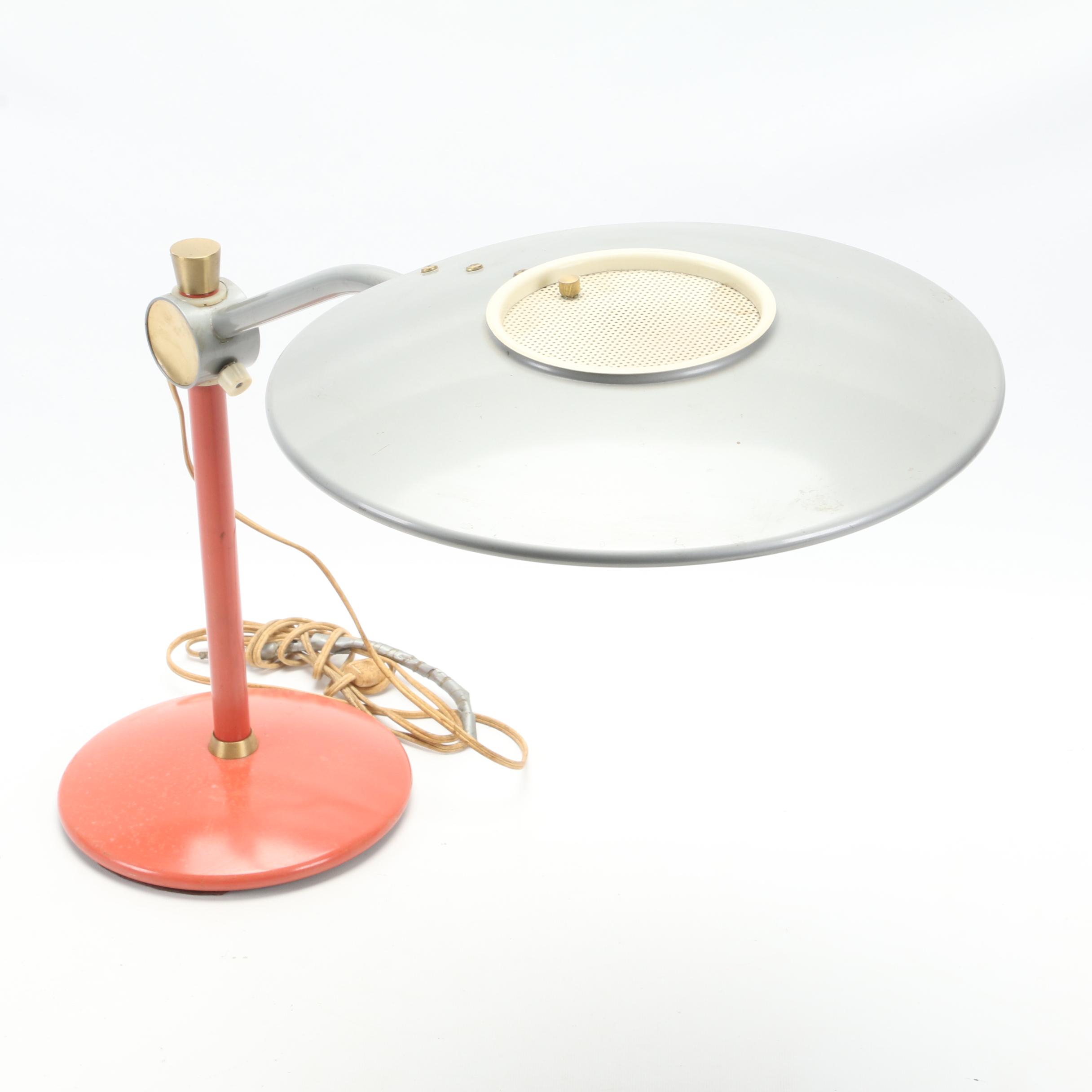 Dazor Mfg. Corp. Model 2008 "Spaceship" Desk Lamps